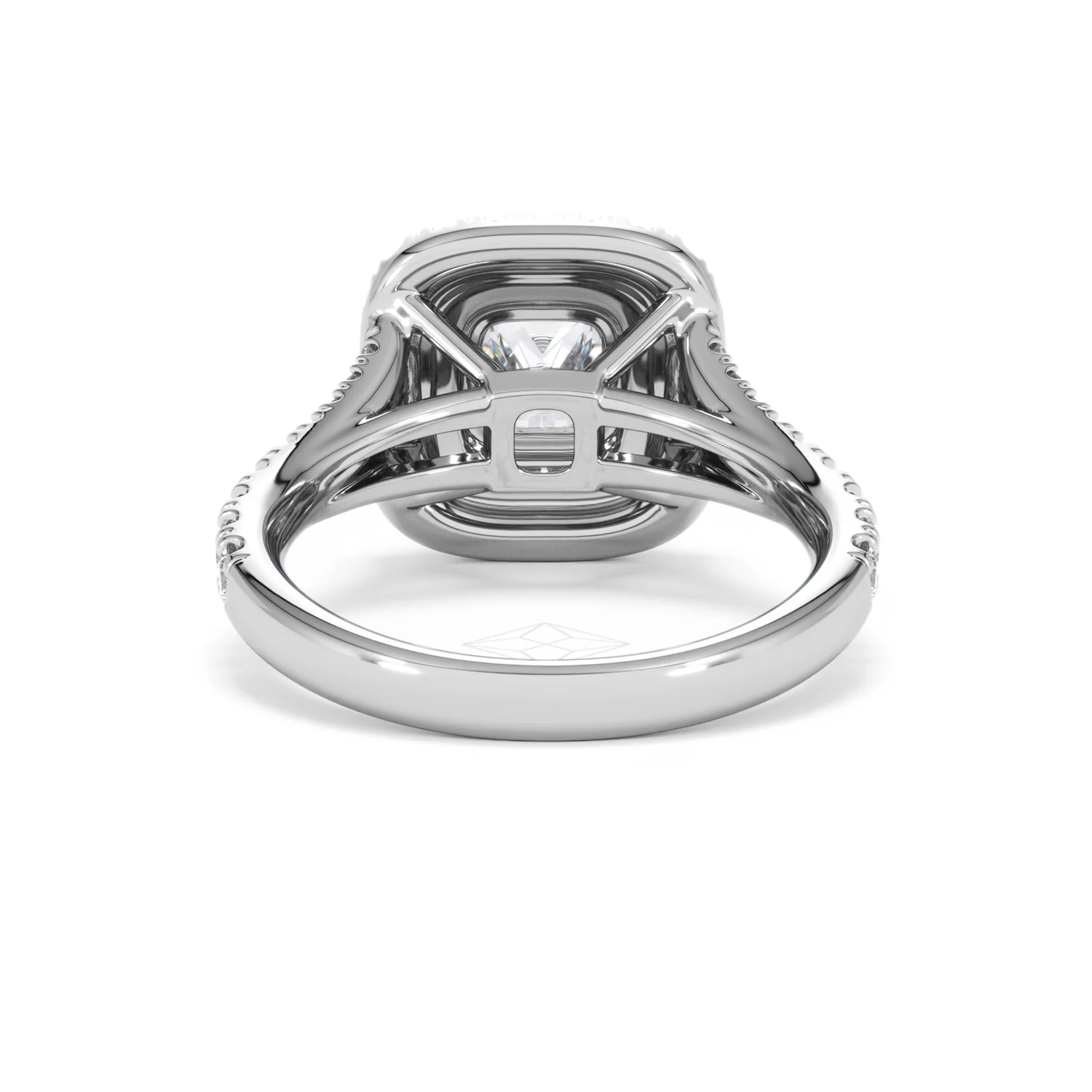 Anastasia Lab Diamond Halo Engagement Ring in Platinum 1.85ct F/VS1 - Image 48