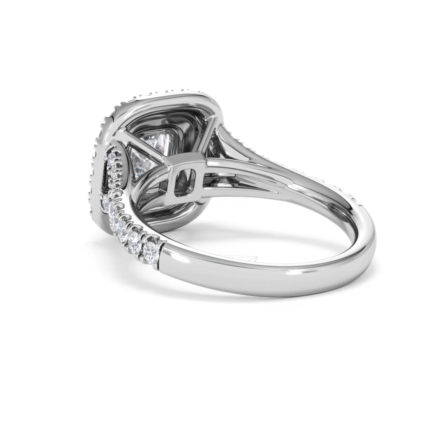 Anastasia Lab Diamond Halo Engagement Ring in Platinum 1.85ct F/VS1 - Image 56