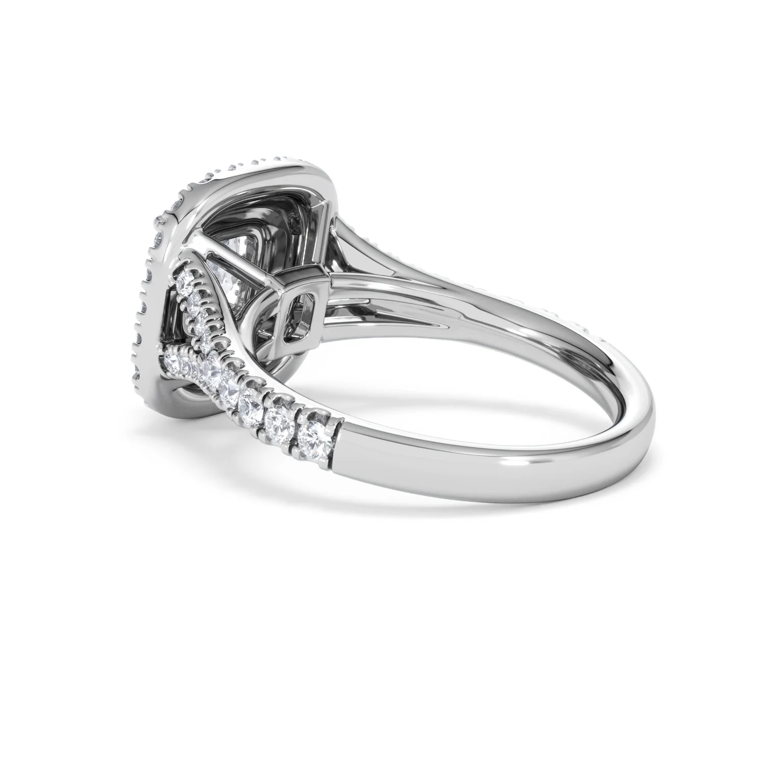 Anastasia Lab Diamond Halo Engagement Ring in Platinum 1.85ct F/VS1 - Image 59