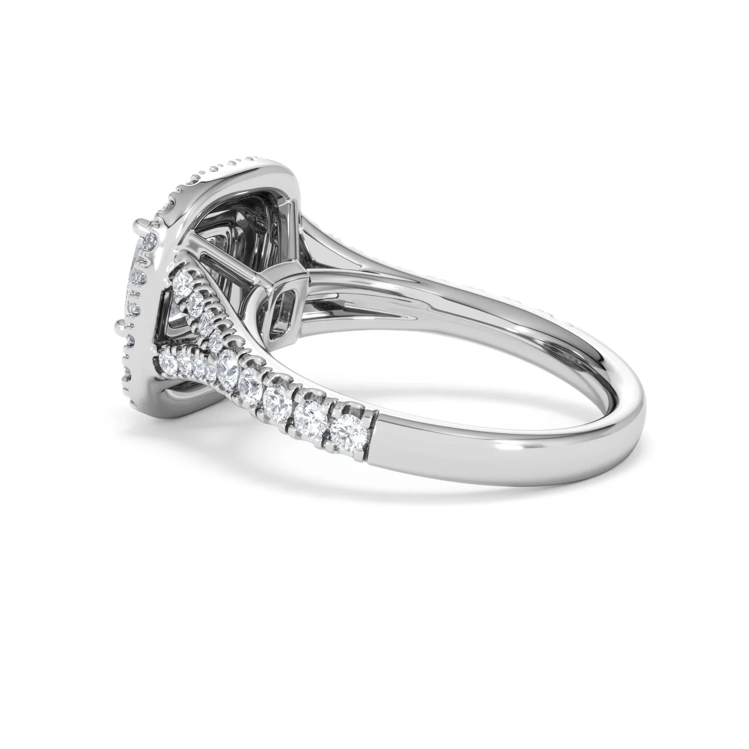 Anastasia Lab Diamond Halo Engagement Ring in Platinum 1.85ct F/VS1 - Image 61