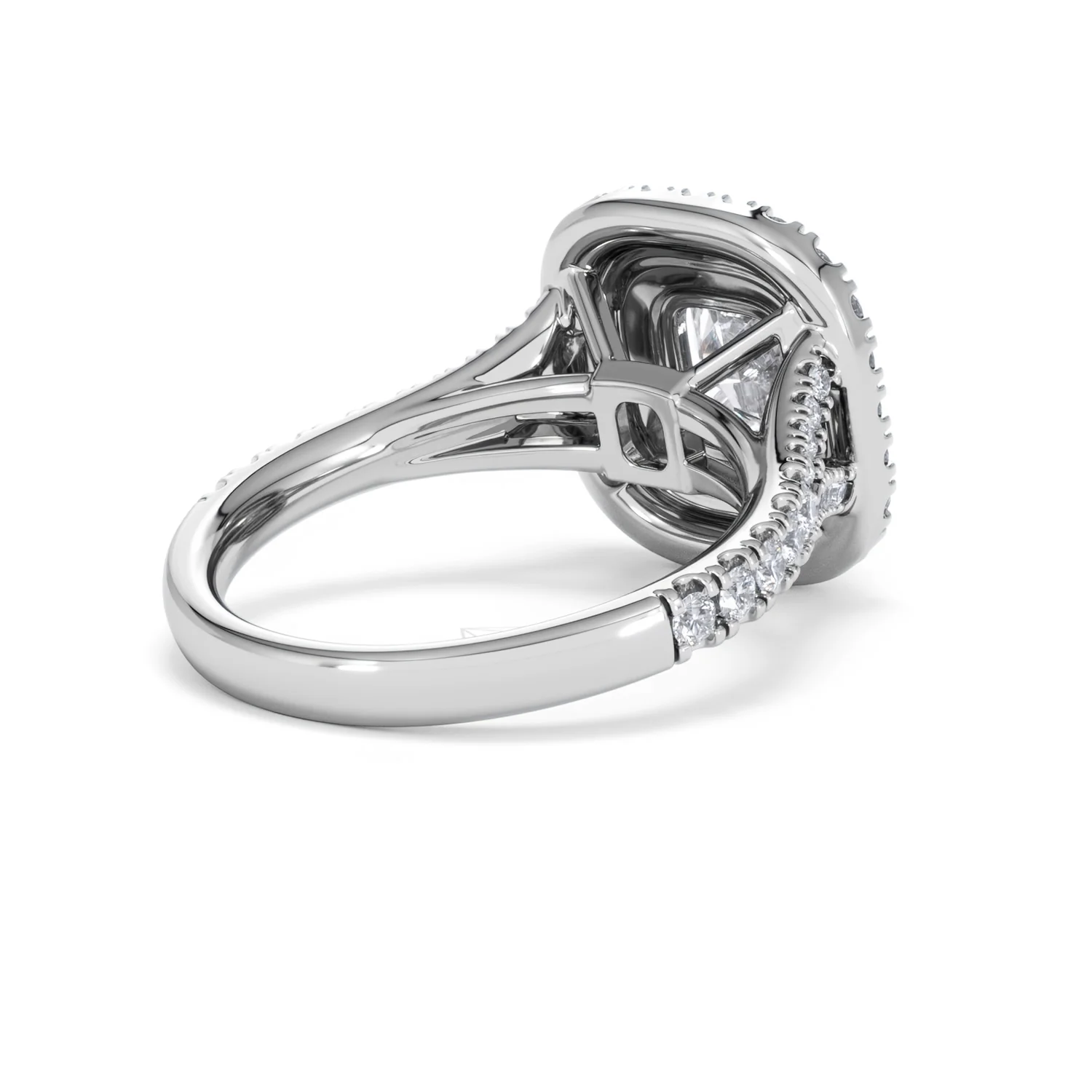 Anastasia Lab Diamond Halo Engagement Ring in Platinum 2.15ct F/VS1 - Image 39