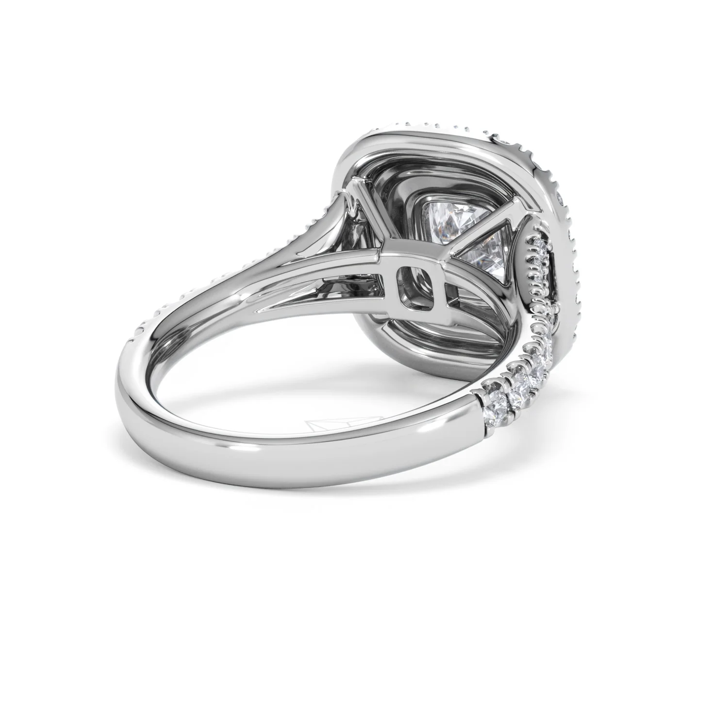 Anastasia Lab Diamond Halo Engagement Ring in Platinum 2.15ct F/VS1 - Image 41