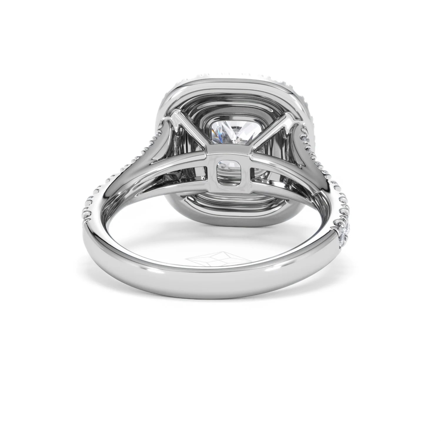Anastasia Lab Diamond Halo Engagement Ring in Platinum 2.15ct F/VS1 - Image 46