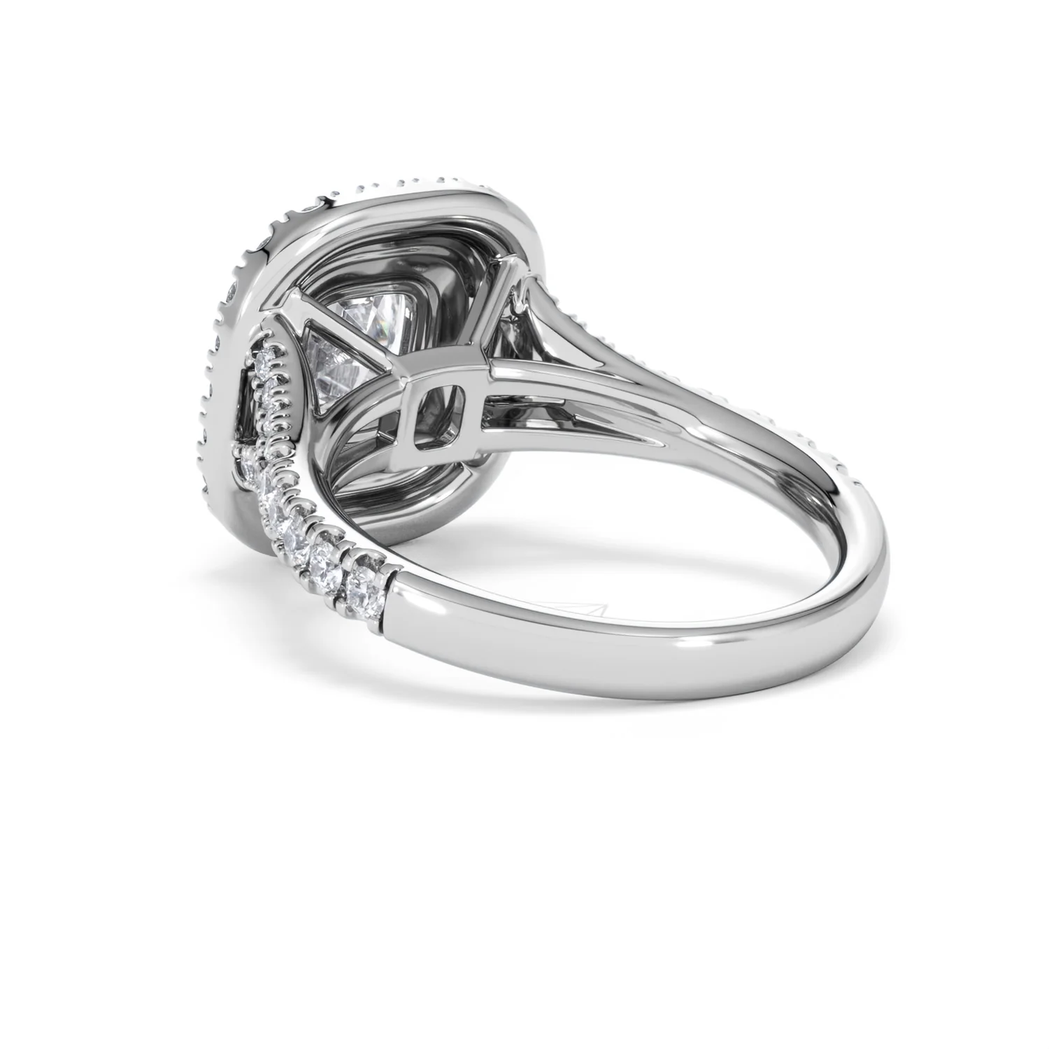 Anastasia Lab Diamond Halo Engagement Ring in Platinum 2.15ct F/VS1 - Image 56