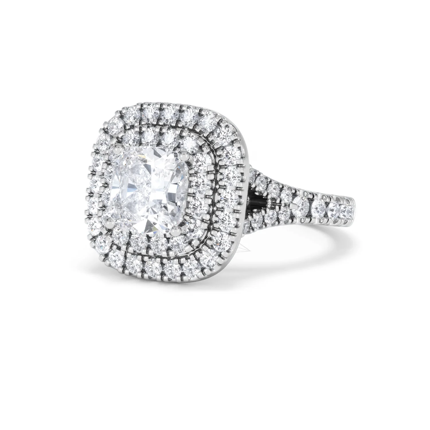 Anastasia Lab Diamond Halo Engagement Ring in Platinum 2.15ct F/VS1 - Image 82