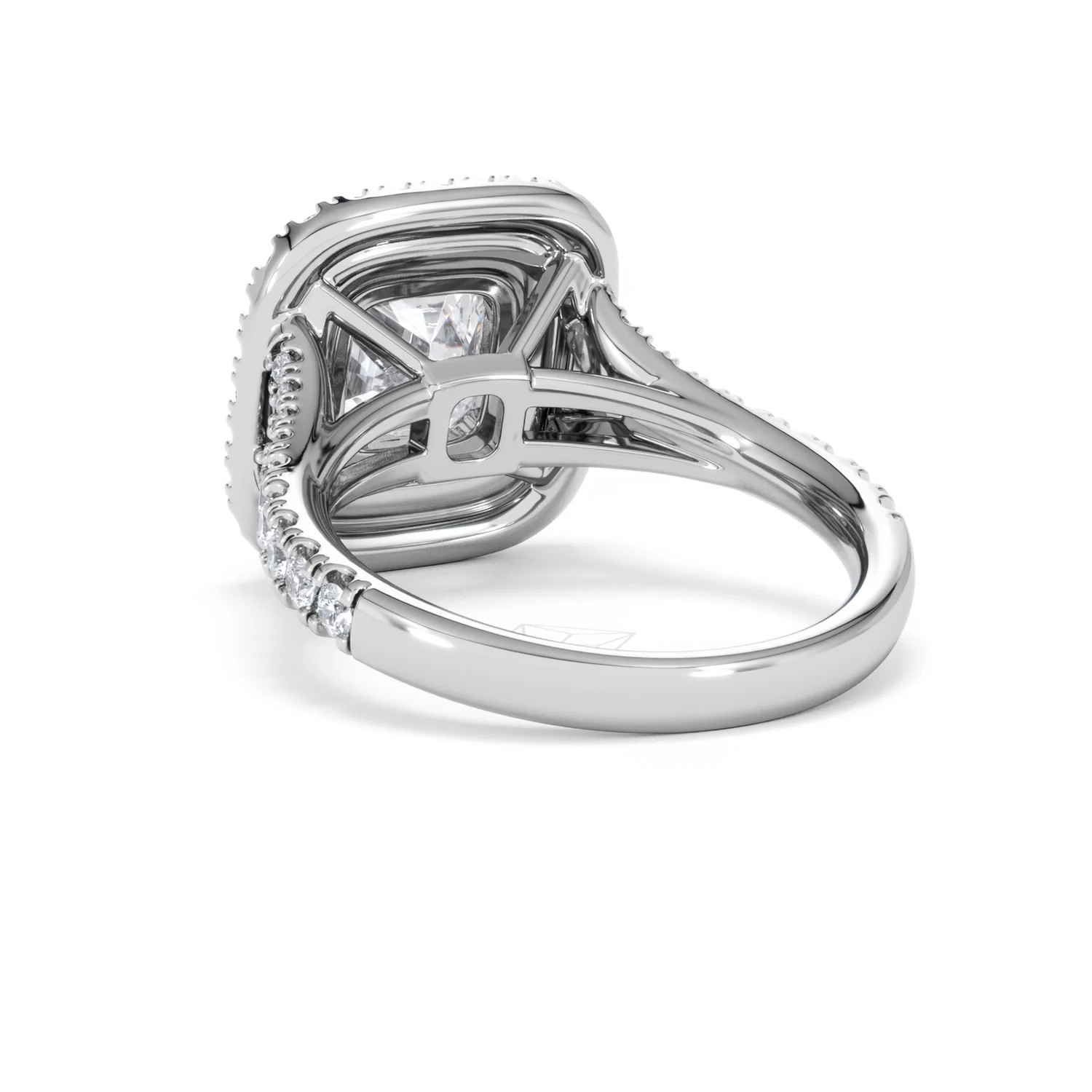 Anastasia Lab Diamond Halo Engagement Ring in Platinum 2.70ct F/VS1 - Image 54