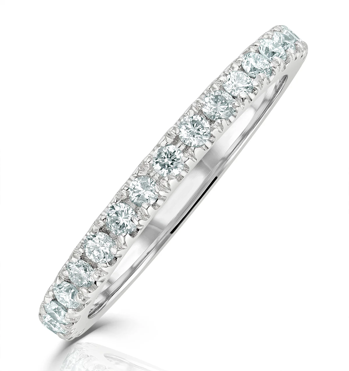 Anastasia Matching Wedding Band 0.40ct G/Si Diamond in 18K White Gold