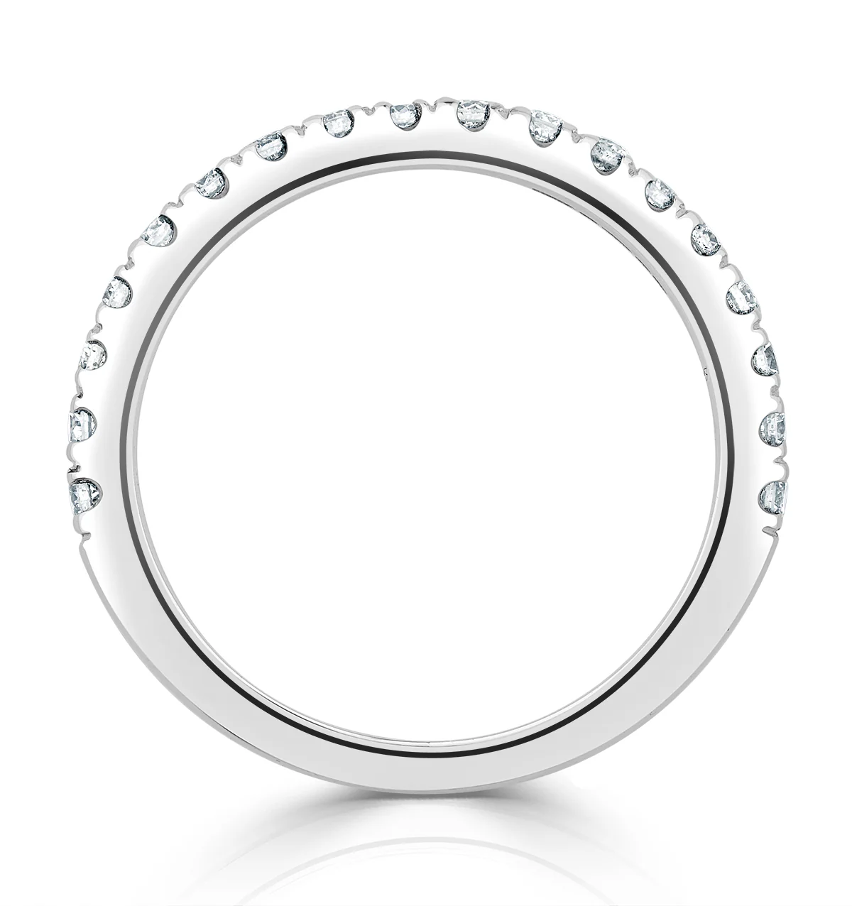 Anastasia Matching Wedding Band 0.40ct G/Si Diamond in 18K White Gold - Image 3