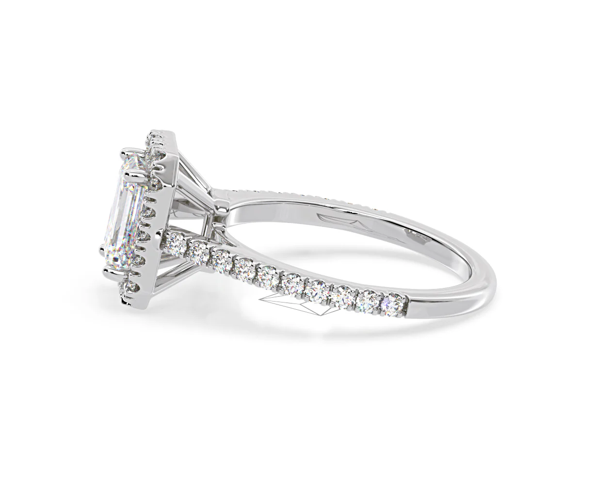 Annabelle GIA Diamond Halo Engagement Ring in Platinum 1.65ct G/VS1 - Image 26