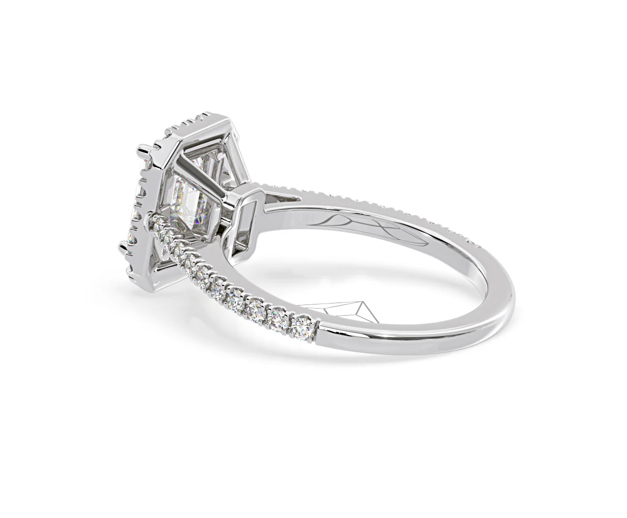Annabelle GIA Diamond Halo Engagement Ring in Platinum 1.65ct G/VS1 - Image 34