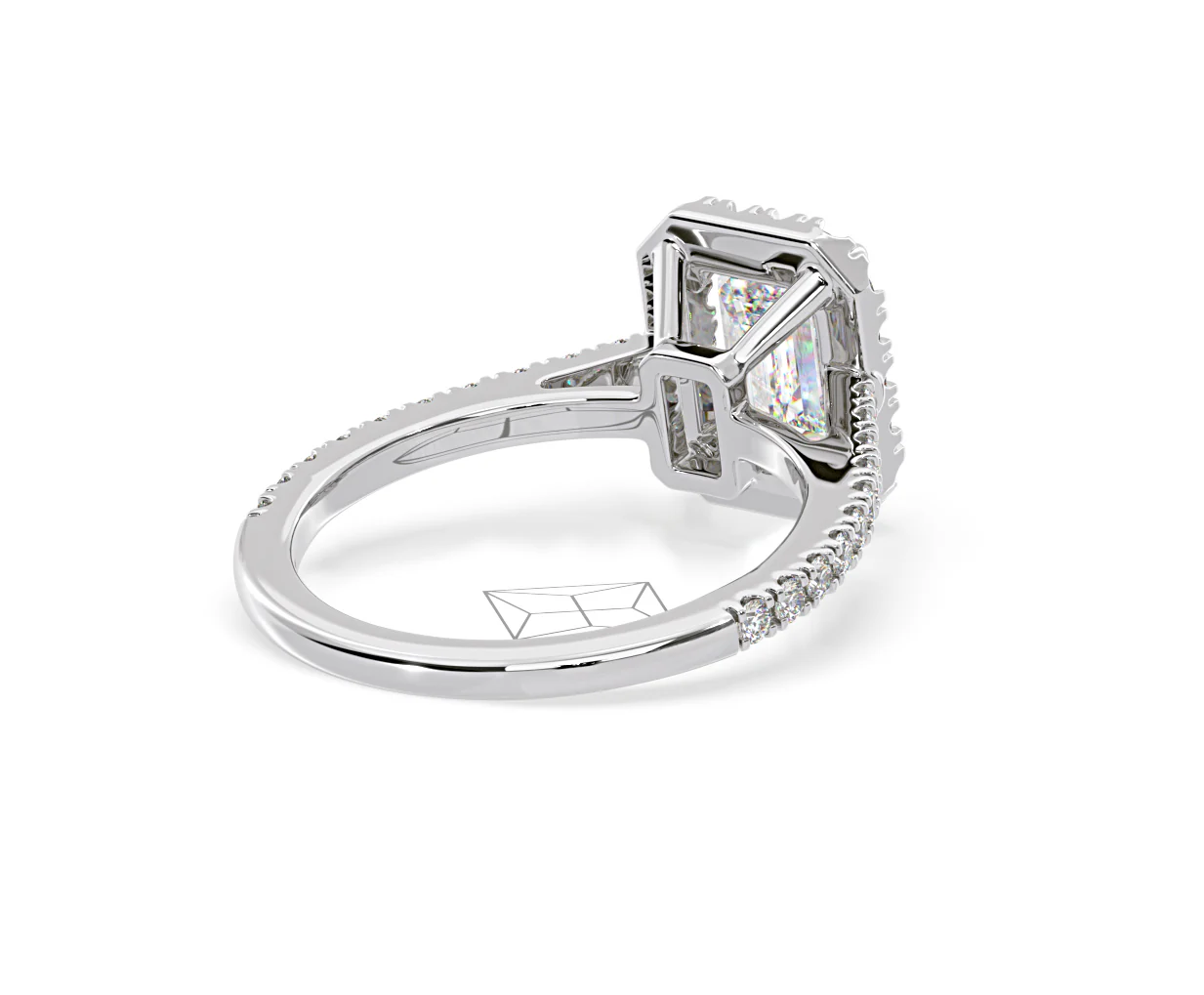 Annabelle GIA Diamond Halo Engagement Ring in Platinum 1.65ct G/VS1 - Image 54