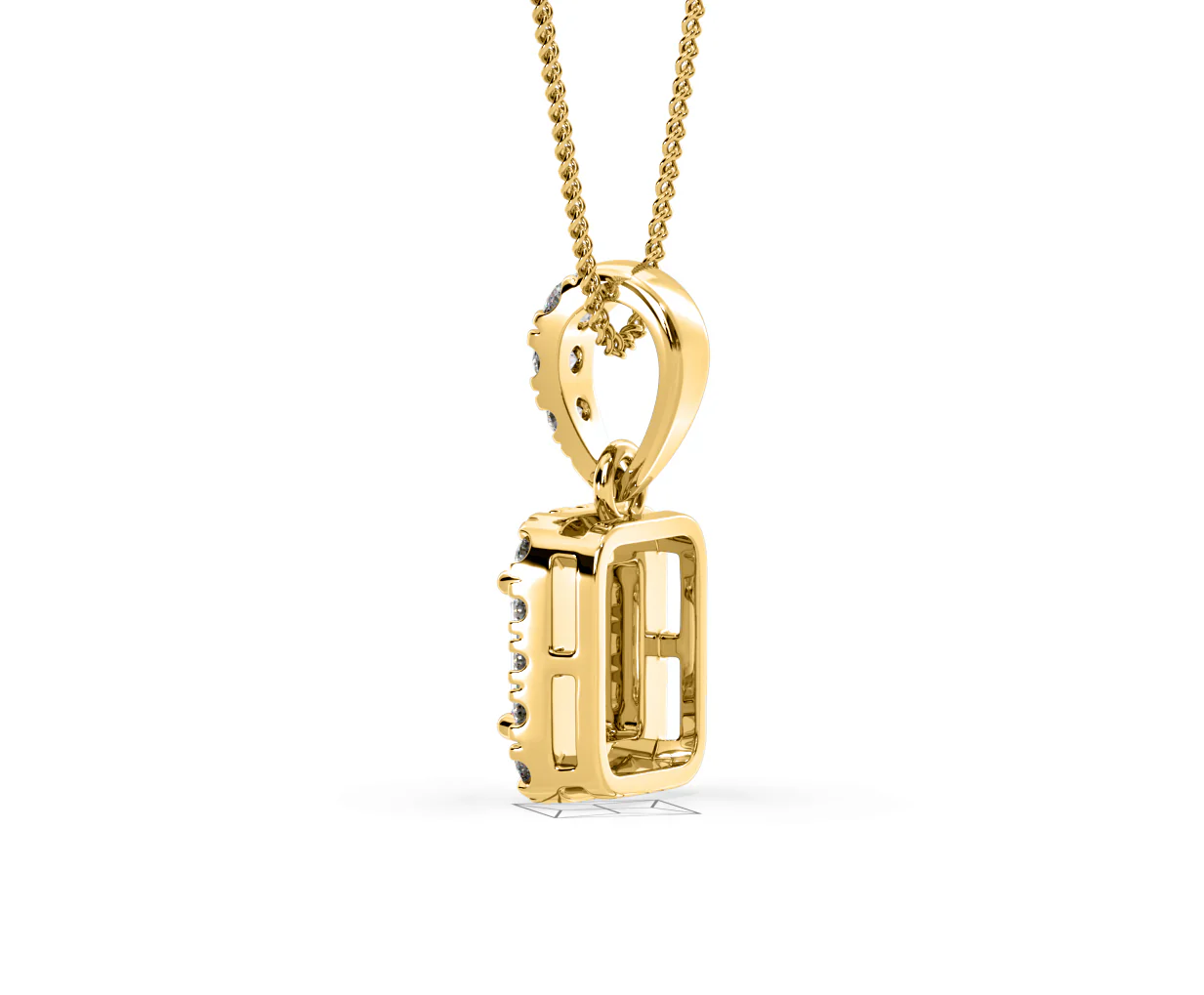 Annabelle Lab Diamond 0.70ct Pendant Necklace in 18K Yellow Gold F/VS1 - Image 34