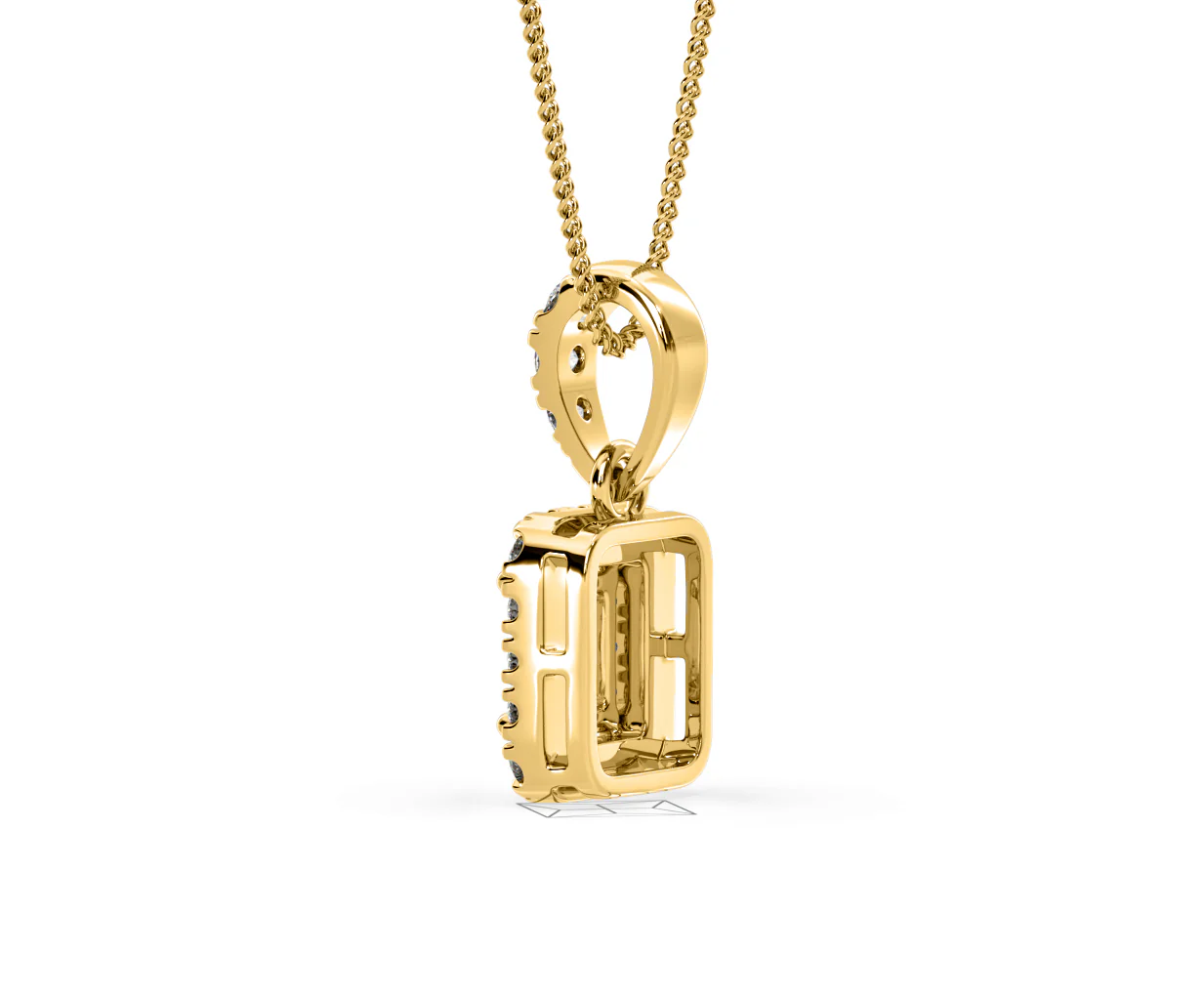 Annabelle Lab Diamond 0.70ct Pendant Necklace in 18K Yellow Gold F/VS1 - Image 35