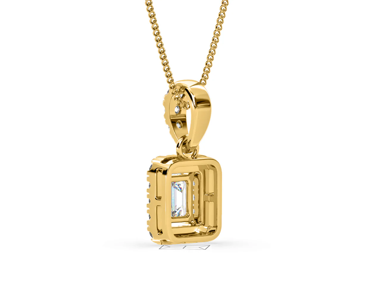 Annabelle Lab Diamond 0.70ct Pendant Necklace in 18K Yellow Gold F/VS1 - Image 39