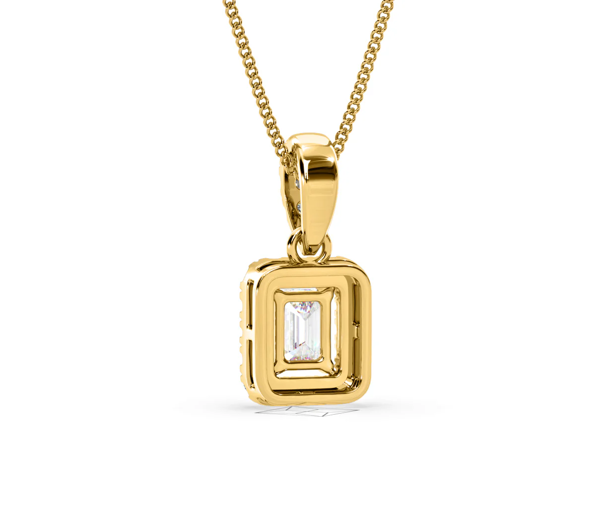 Annabelle Lab Diamond 0.70ct Pendant Necklace in 18K Yellow Gold F/VS1 - Image 44