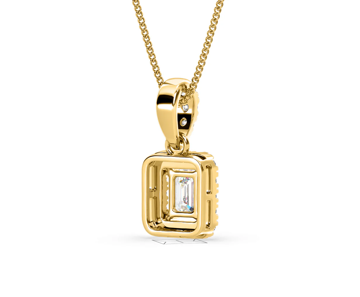 Annabelle Lab Diamond 0.70ct Pendant Necklace in 18K Yellow Gold F/VS1 - Image 54