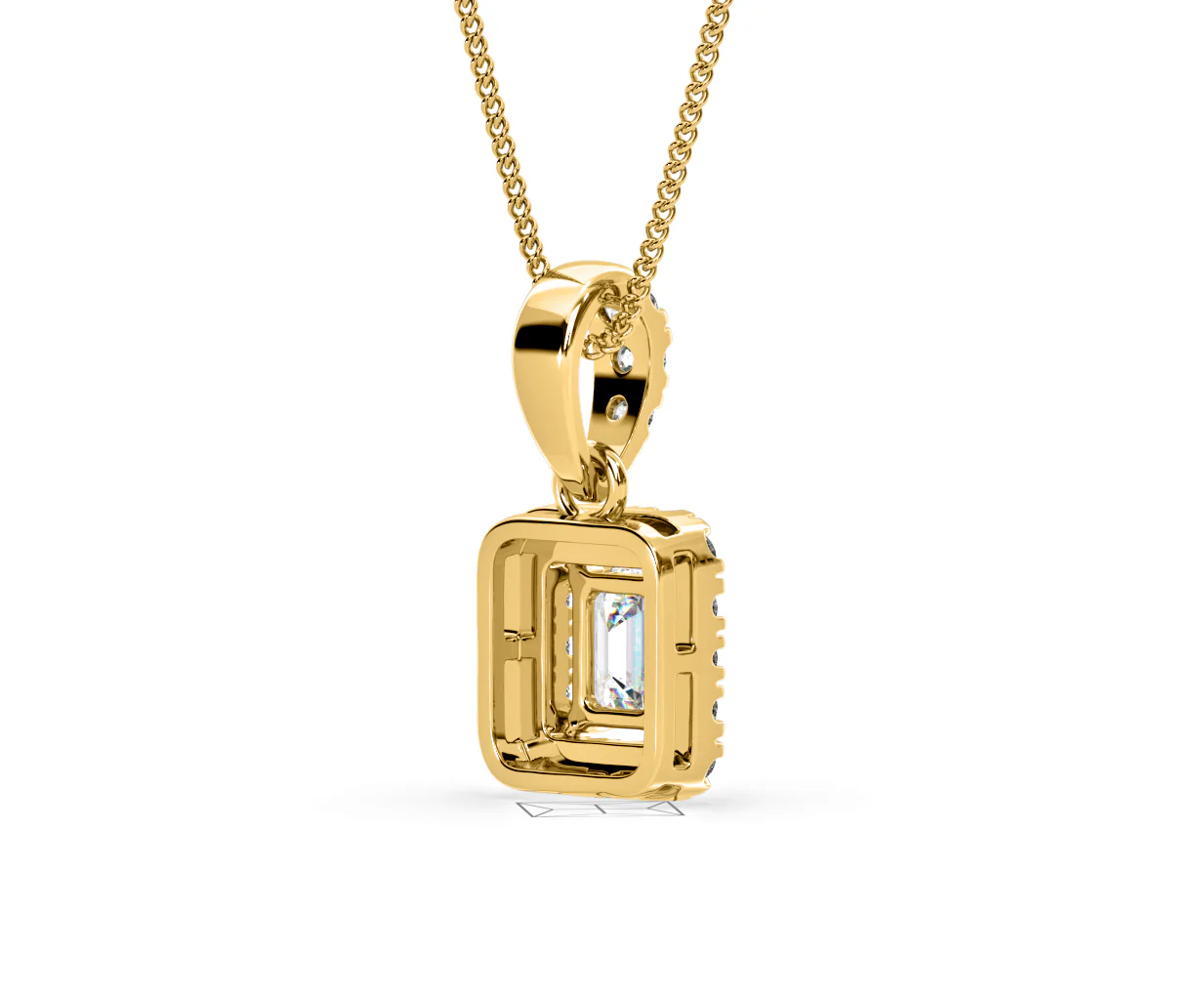 Annabelle Lab Diamond 0.70ct Pendant Necklace in 18K Yellow Gold F/VS1 - Image 56