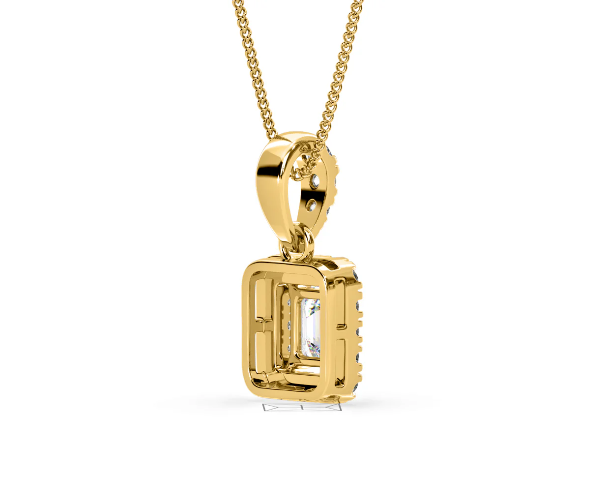 Annabelle Lab Diamond 0.70ct Pendant Necklace in 18K Yellow Gold F/VS1 - Image 57