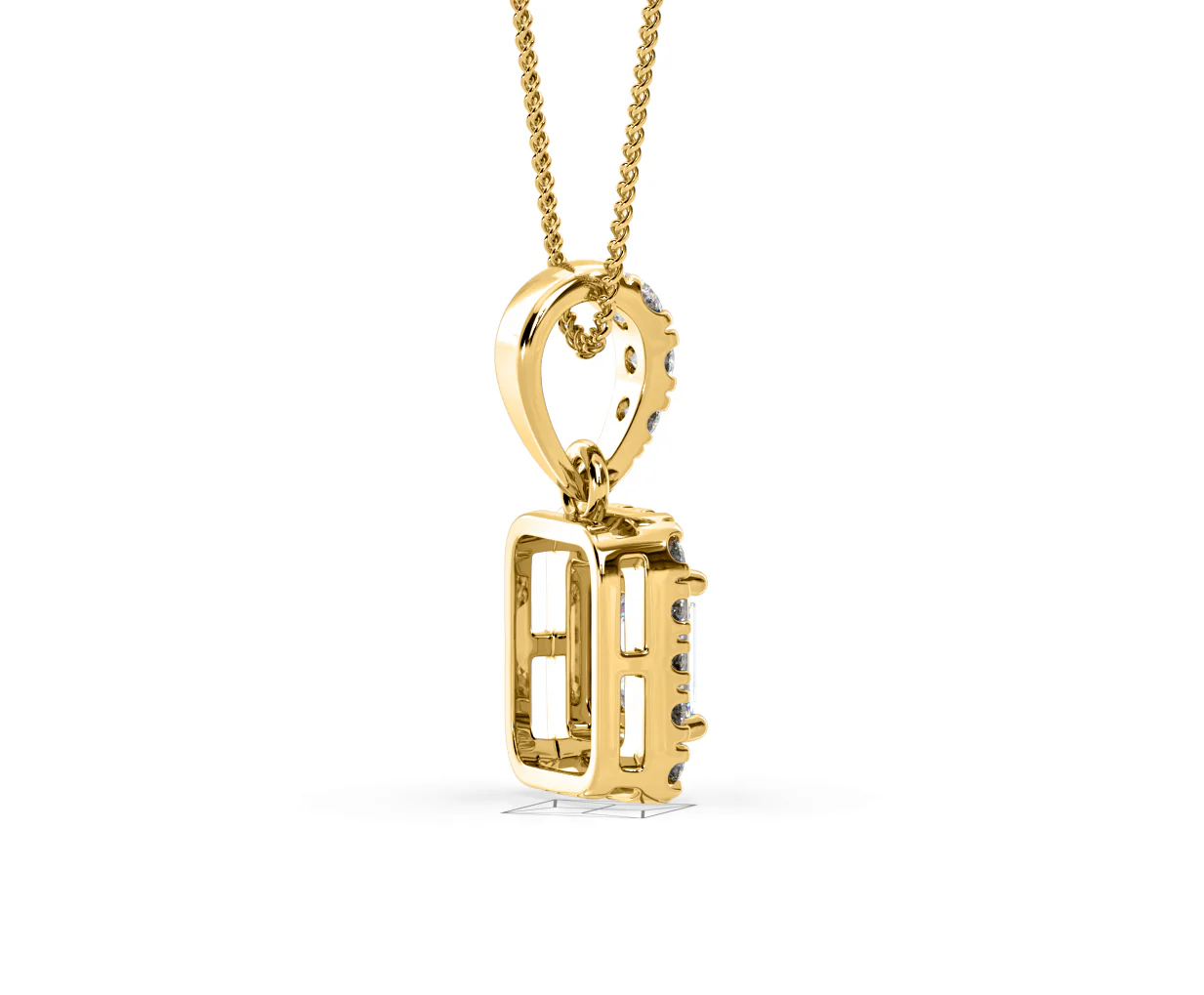 Annabelle Lab Diamond 0.70ct Pendant Necklace in 18K Yellow Gold F/VS1 - Image 62