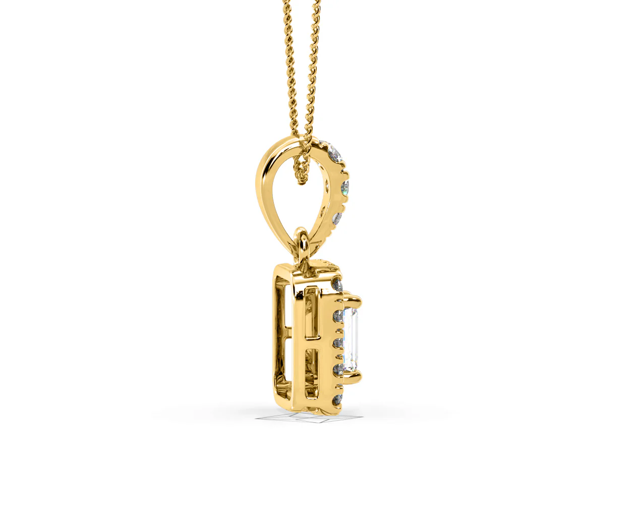 Annabelle Lab Diamond 0.70ct Pendant Necklace in 18K Yellow Gold F/VS1 - Image 65