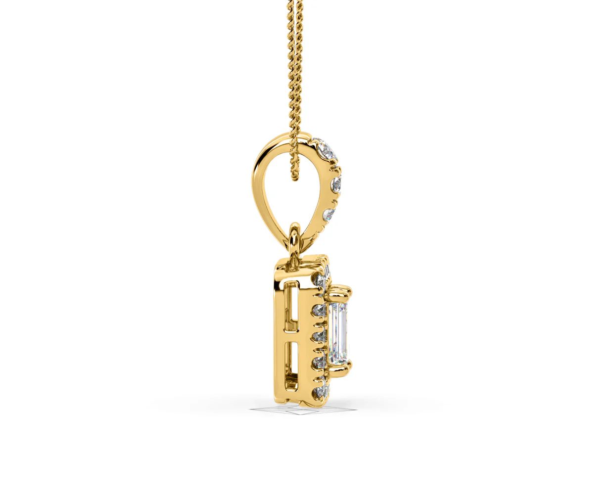 Annabelle Lab Diamond 0.70ct Pendant Necklace in 18K Yellow Gold F/VS1 - Image 68