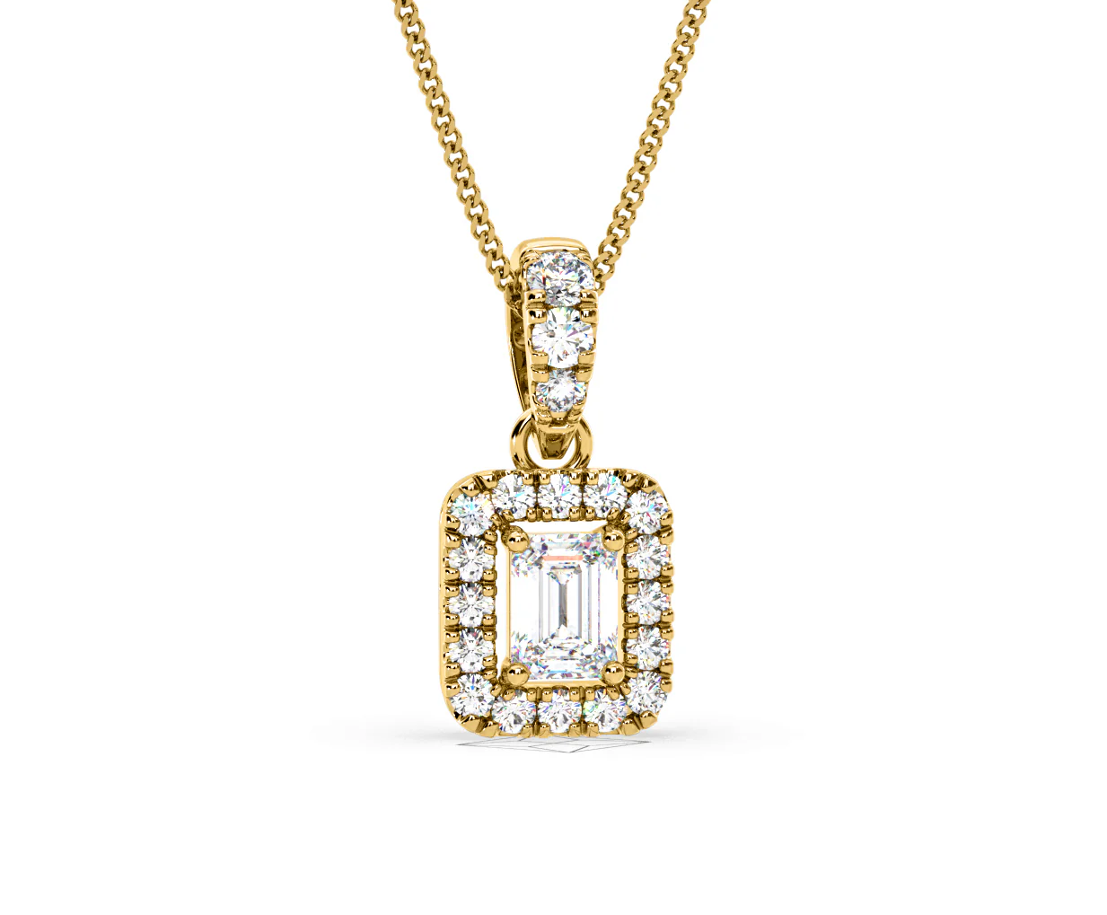 Annabelle Lab Diamond 0.70ct Pendant Necklace in 18K Yellow Gold F/VS1 - Image 85