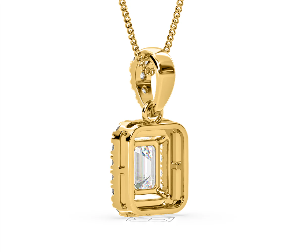 Annabelle Lab Diamond 1.38ct Pendant Necklace in 18K Yellow Gold F/VS1 - Image 39