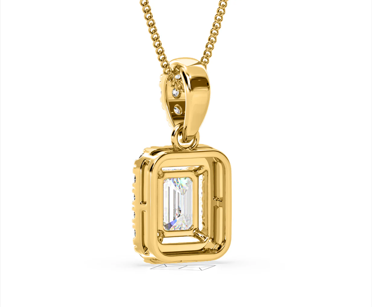 Annabelle Lab Diamond 1.38ct Pendant Necklace in 18K Yellow Gold F/VS1 - Image 41