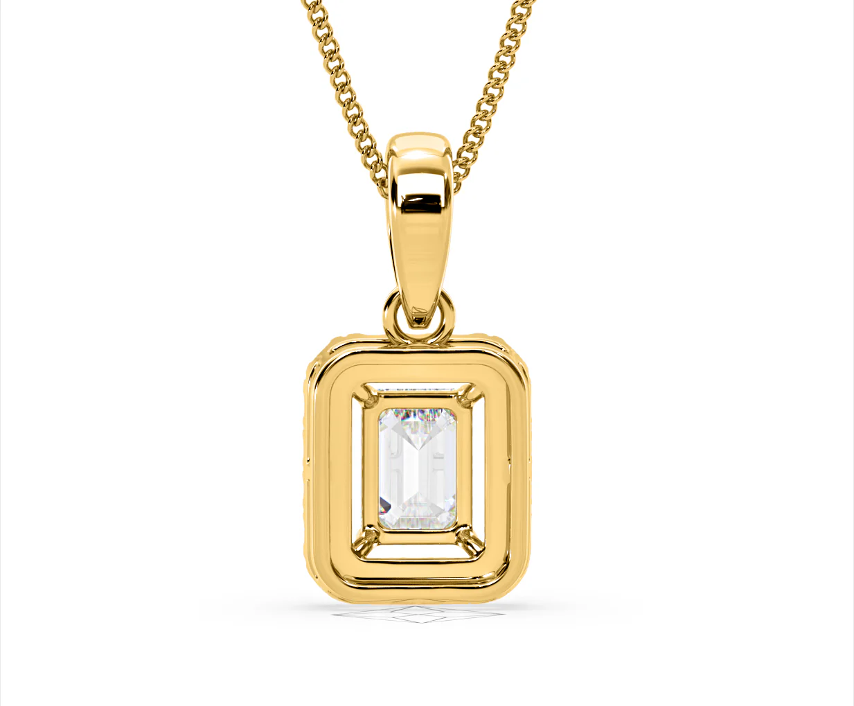 Annabelle Lab Diamond 1.38ct Pendant Necklace in 18K Yellow Gold F/VS1 - Image 47