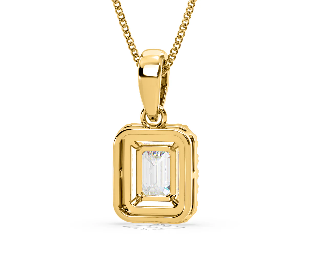 Annabelle Lab Diamond 1.38ct Pendant Necklace in 18K Yellow Gold F/VS1 - Image 50