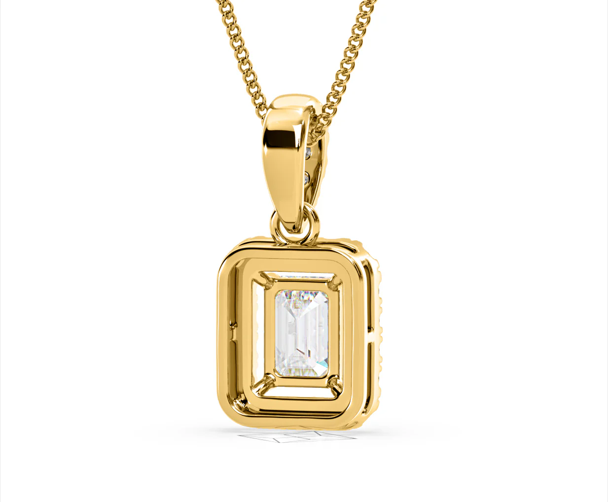 Annabelle Lab Diamond 1.38ct Pendant Necklace in 18K Yellow Gold F/VS1 - Image 51