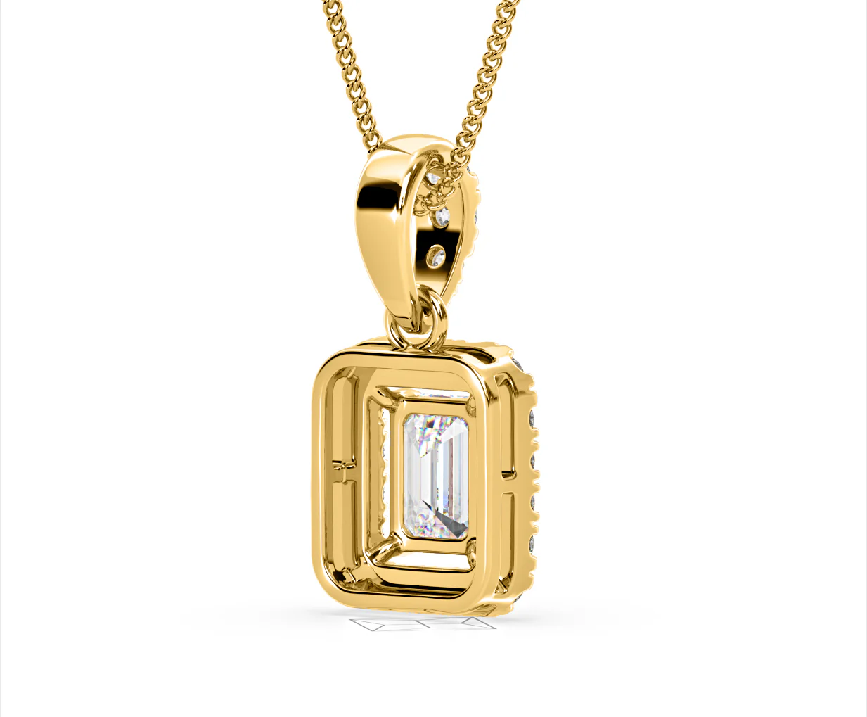 Annabelle Lab Diamond 1.38ct Pendant Necklace in 18K Yellow Gold F/VS1 - Image 55