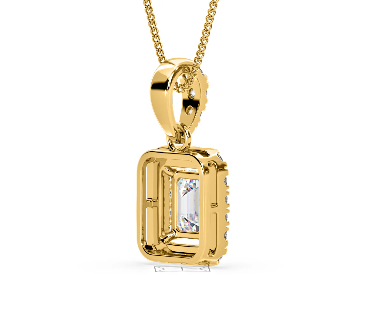 Annabelle Lab Diamond 1.38ct Pendant Necklace in 18K Yellow Gold F/VS1 - Image 57