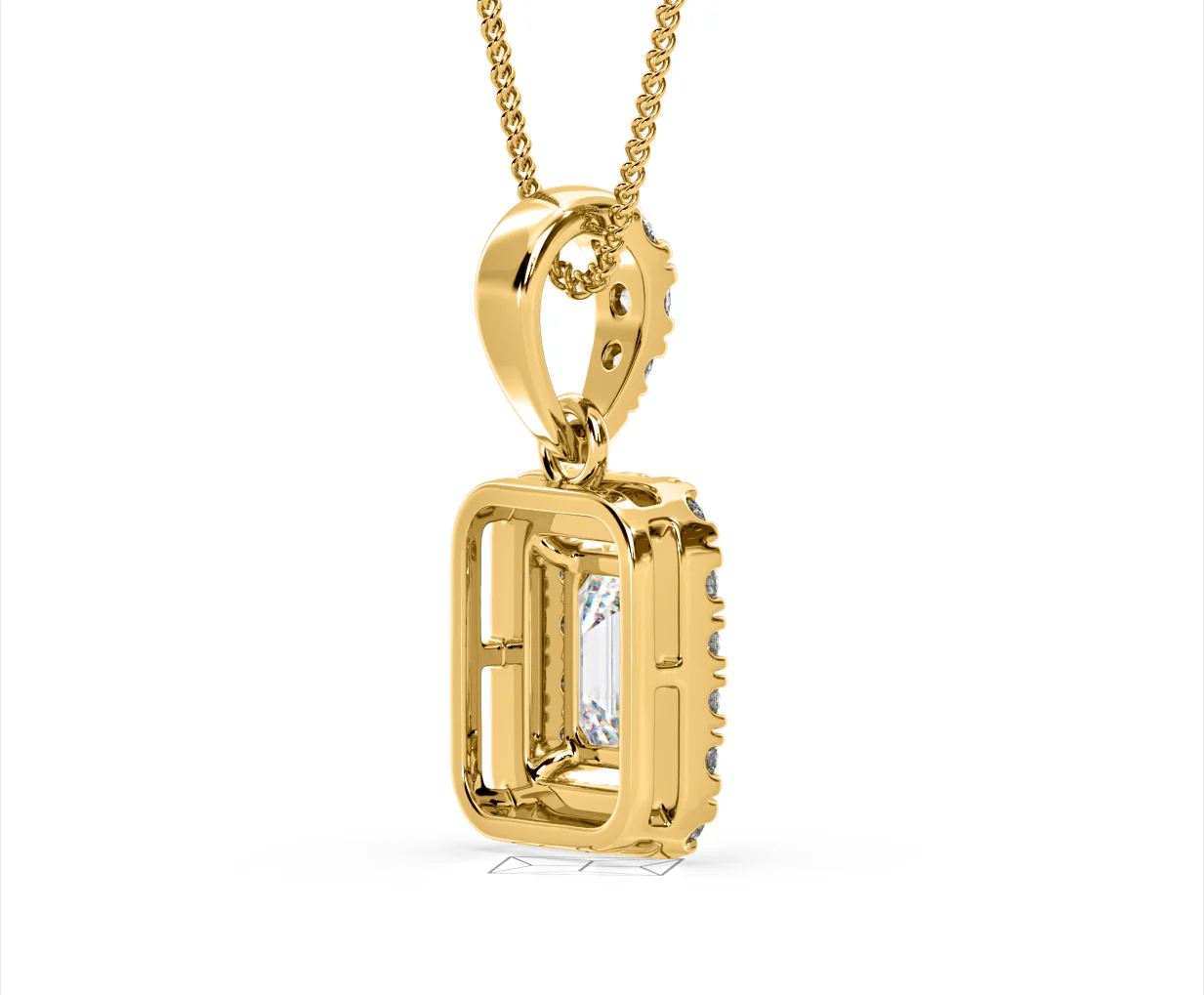 Annabelle Lab Diamond 1.38ct Pendant Necklace in 18K Yellow Gold F/VS1 - Image 59