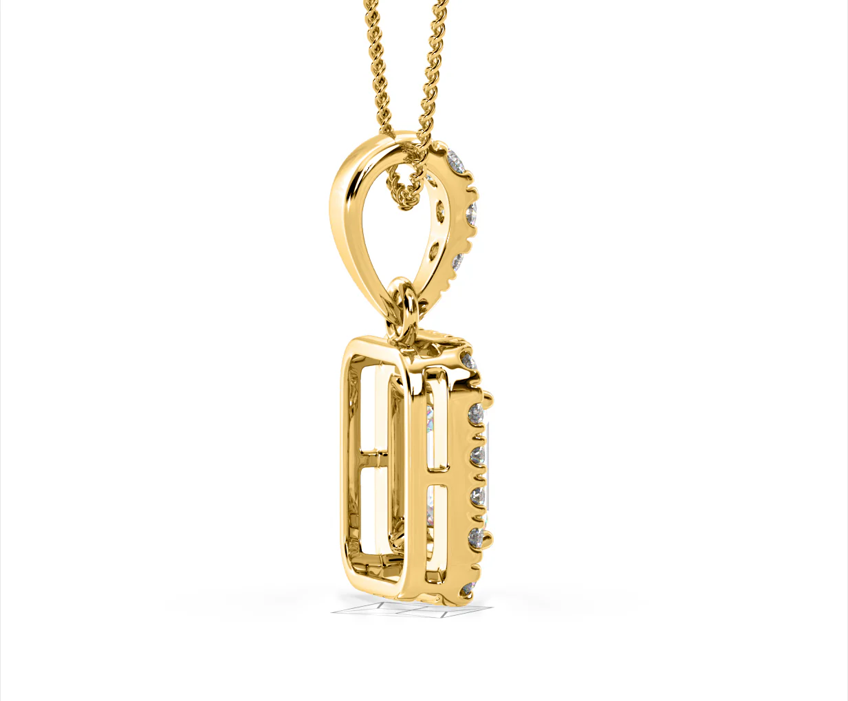 Annabelle Lab Diamond 1.38ct Pendant Necklace in 18K Yellow Gold F/VS1 - Image 63