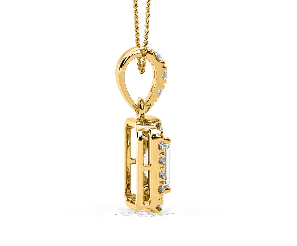 Annabelle Lab Diamond 1.38ct Pendant Necklace in 18K Yellow Gold F/VS1 - Image 65