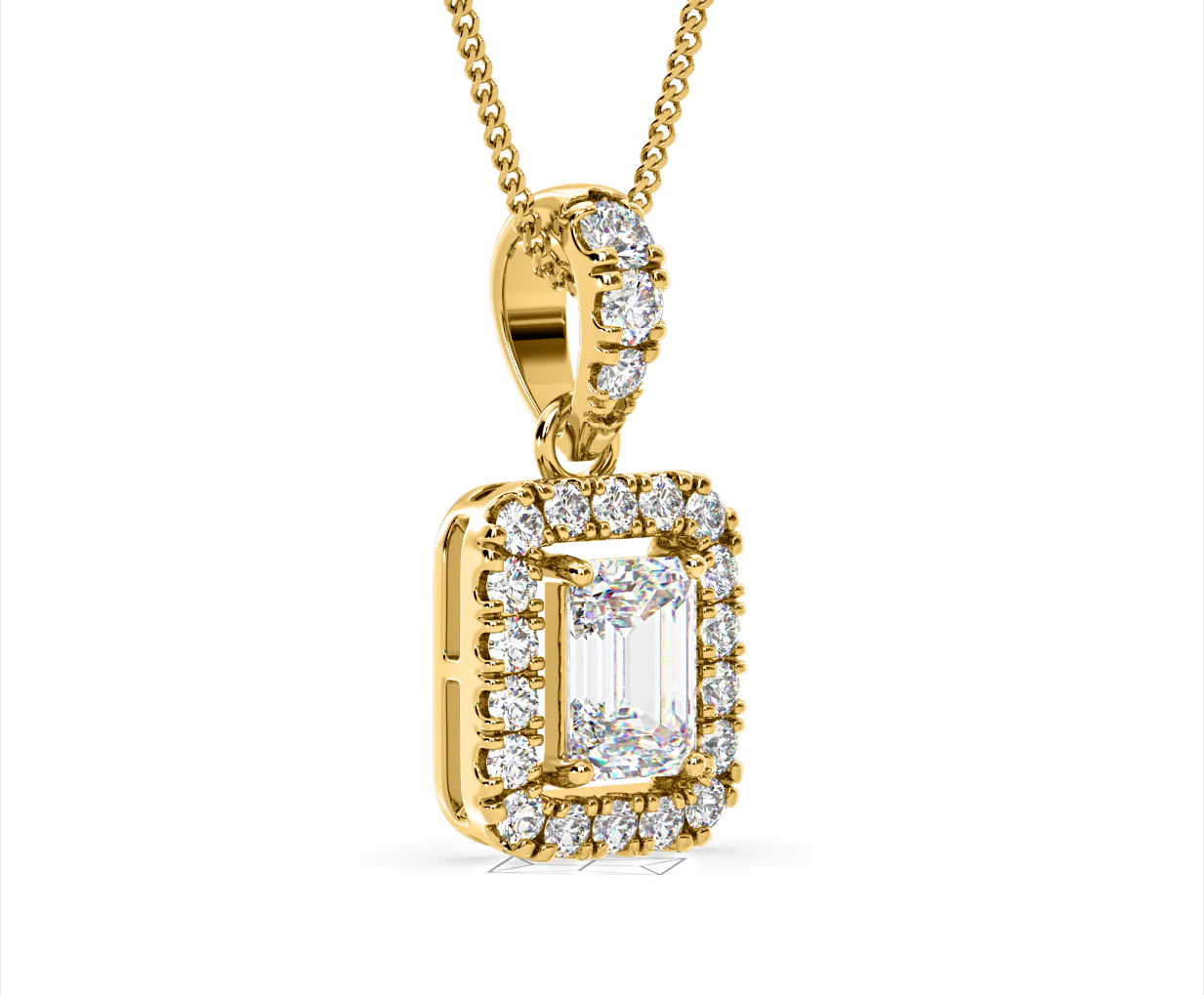 Annabelle Lab Diamond 1.38ct Pendant Necklace in 18K Yellow Gold F/VS1 - Image 79