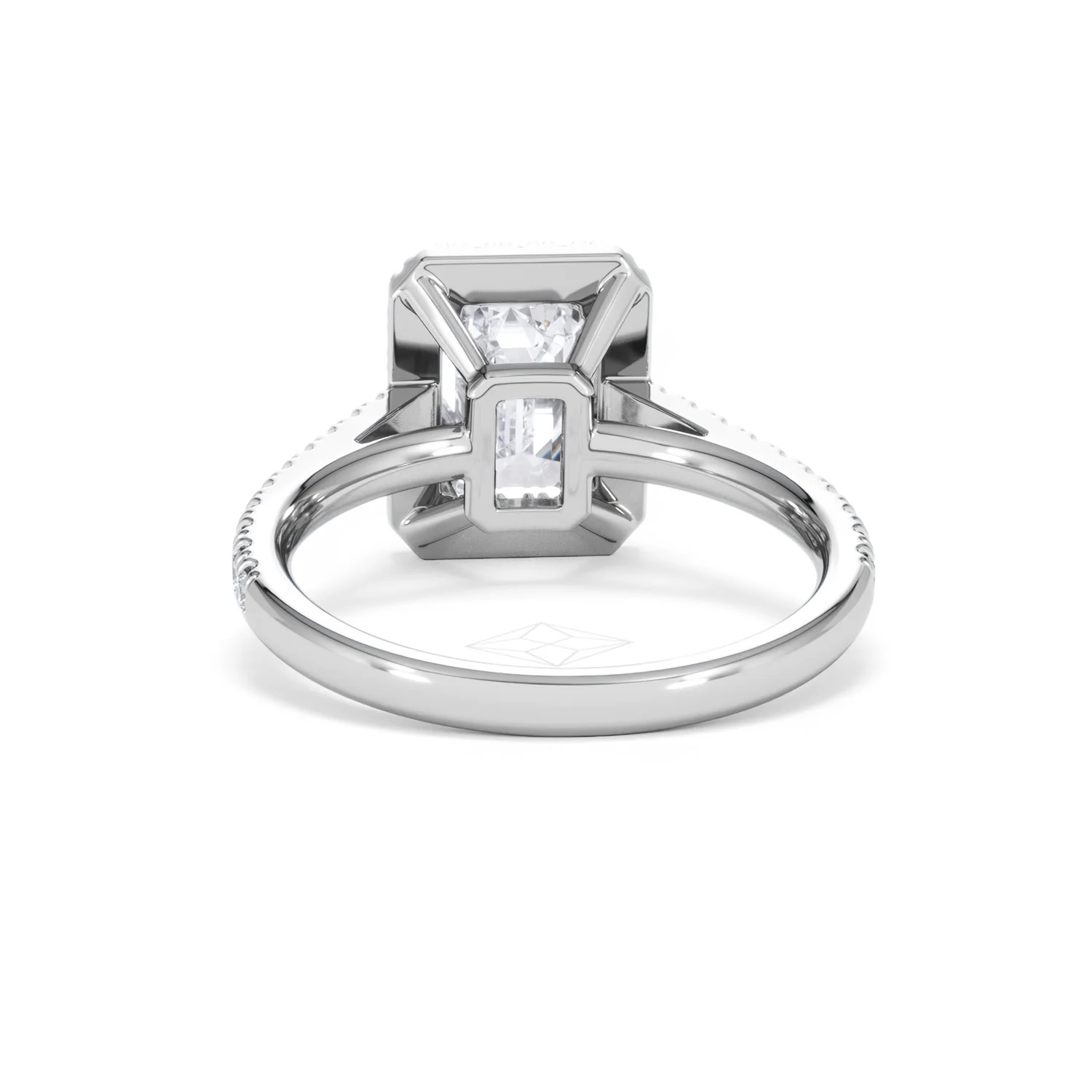 Annabelle Lab Diamond Halo Engagement Ring 18K White Gold 2.75ct F/VS1 - Image 52