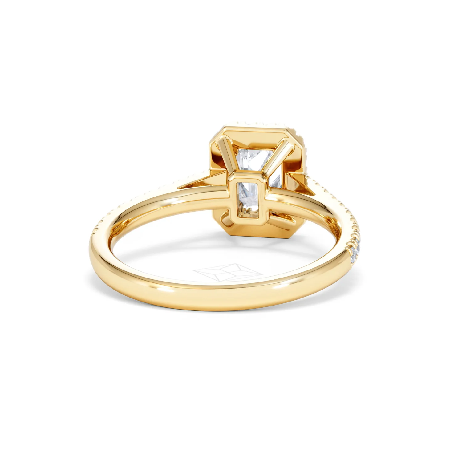 Annabelle Lab Diamond Halo Engagement Ring in 18K Gold 1.65ct F/VS1 - Image 48