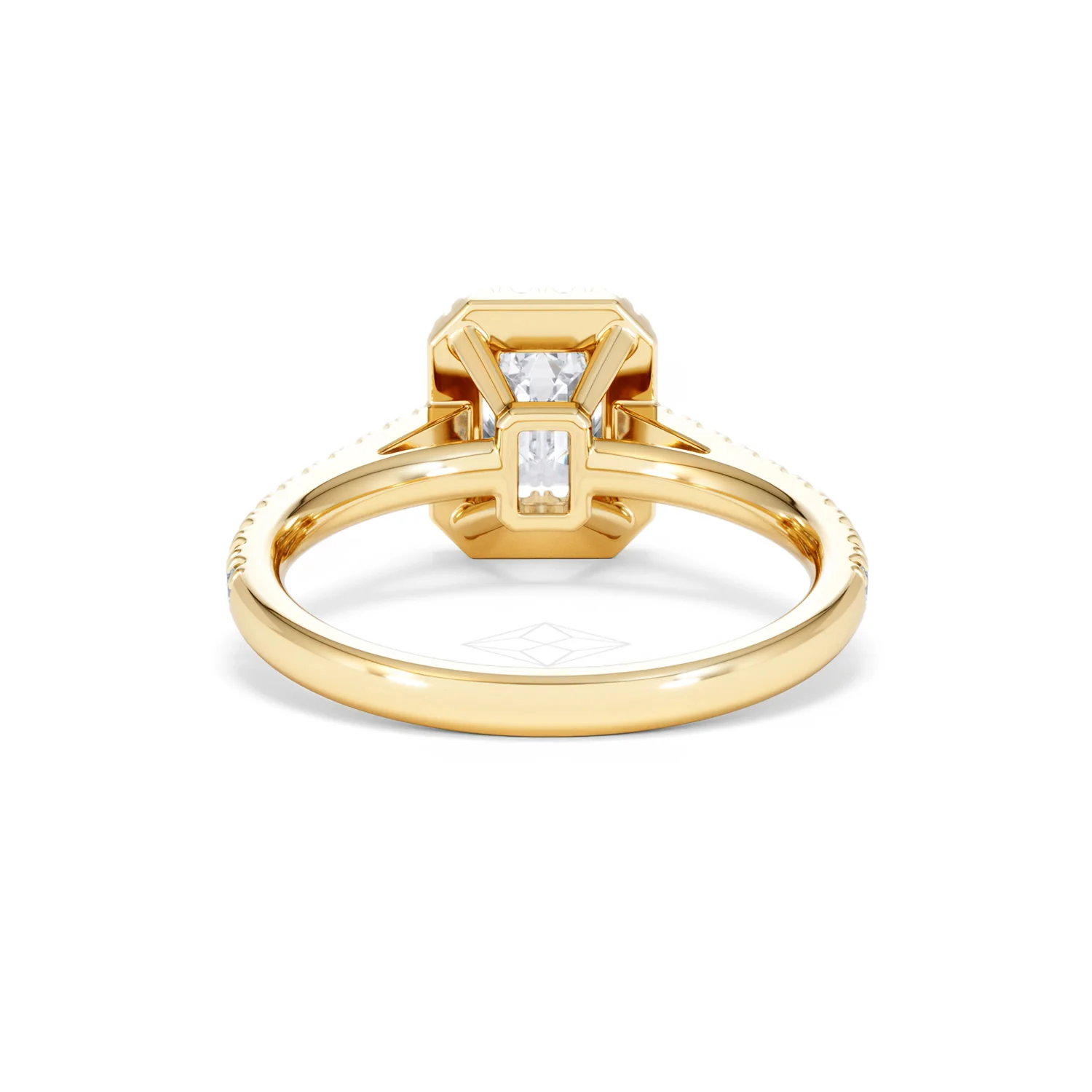 Annabelle Lab Diamond Halo Engagement Ring in 18K Gold 1.65ct F/VS1 - Image 51