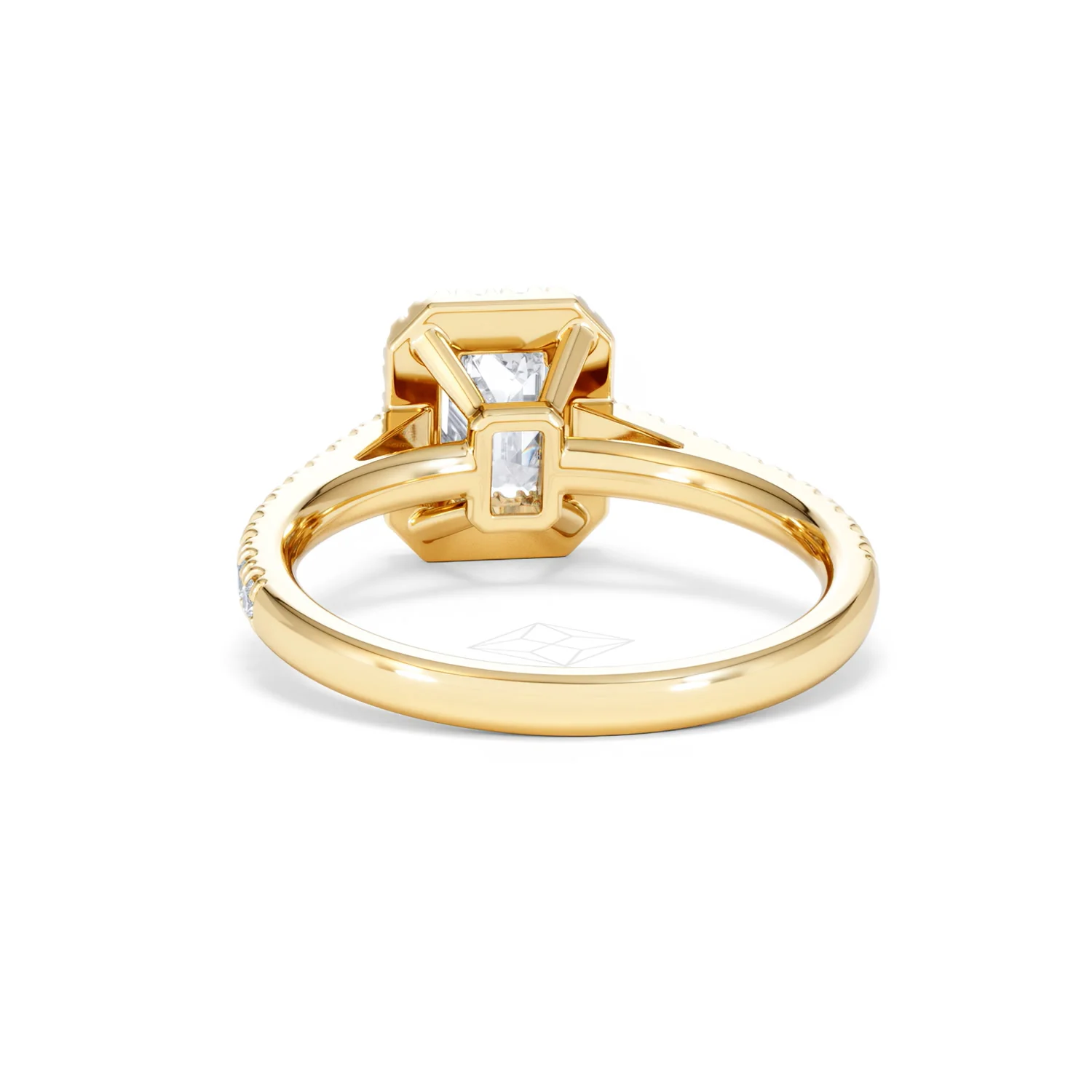 Annabelle Lab Diamond Halo Engagement Ring in 18K Gold 1.65ct F/VS1 - Image 53