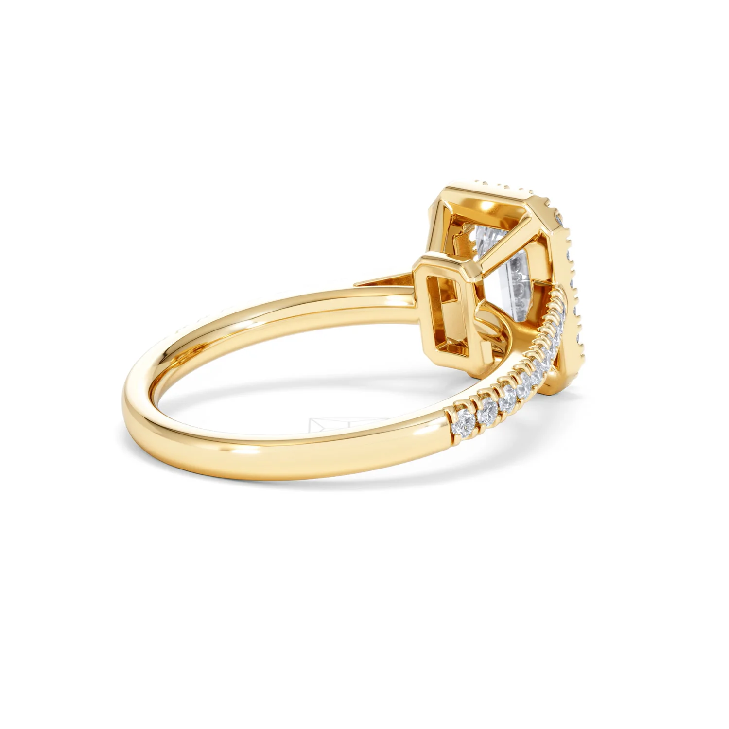 Annabelle Lab Diamond Halo Engagement Ring in 18K Gold 2.15ct F/VS1 - Image 41