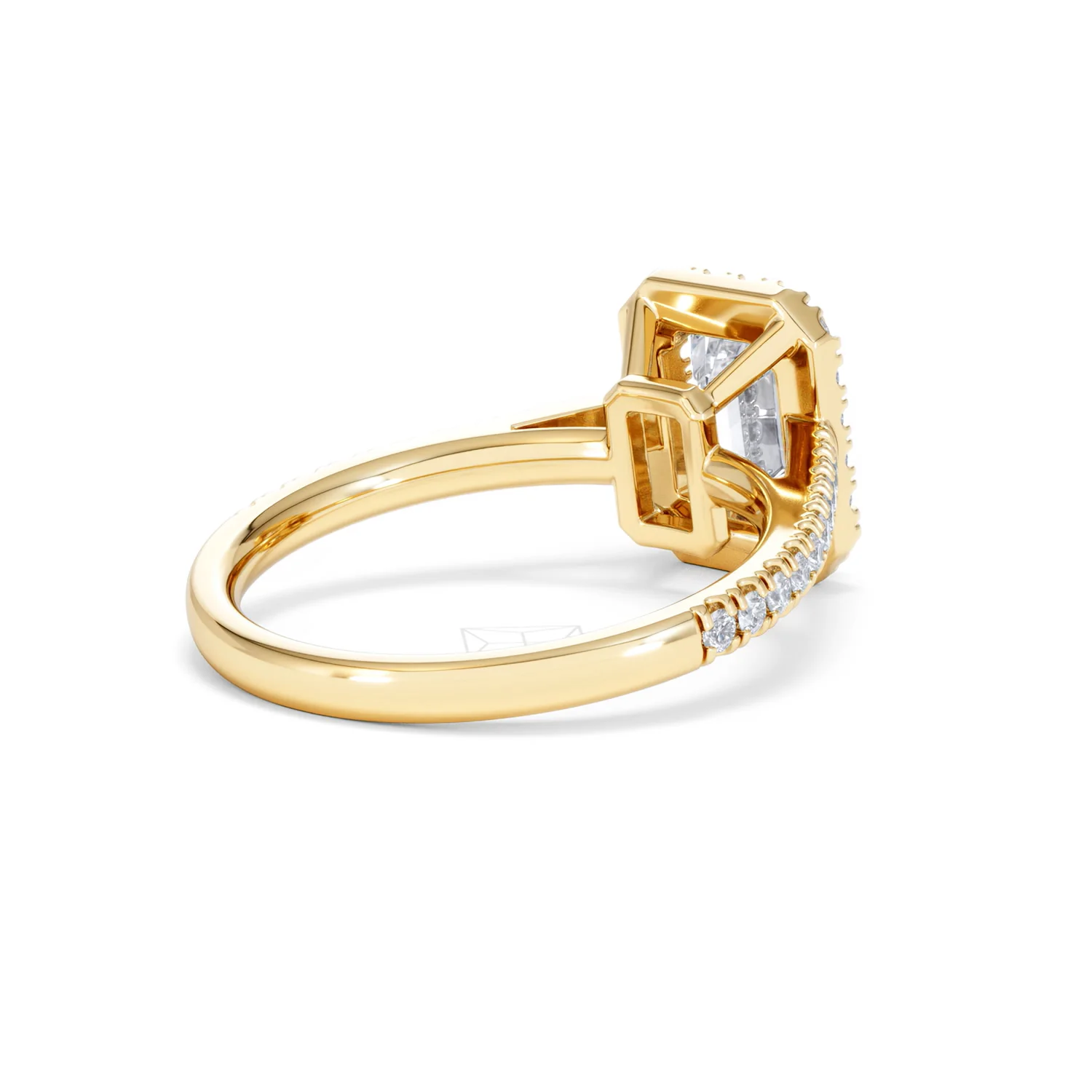 Annabelle Lab Diamond Halo Engagement Ring in 18K Gold 2.15ct F/VS1 - Image 42