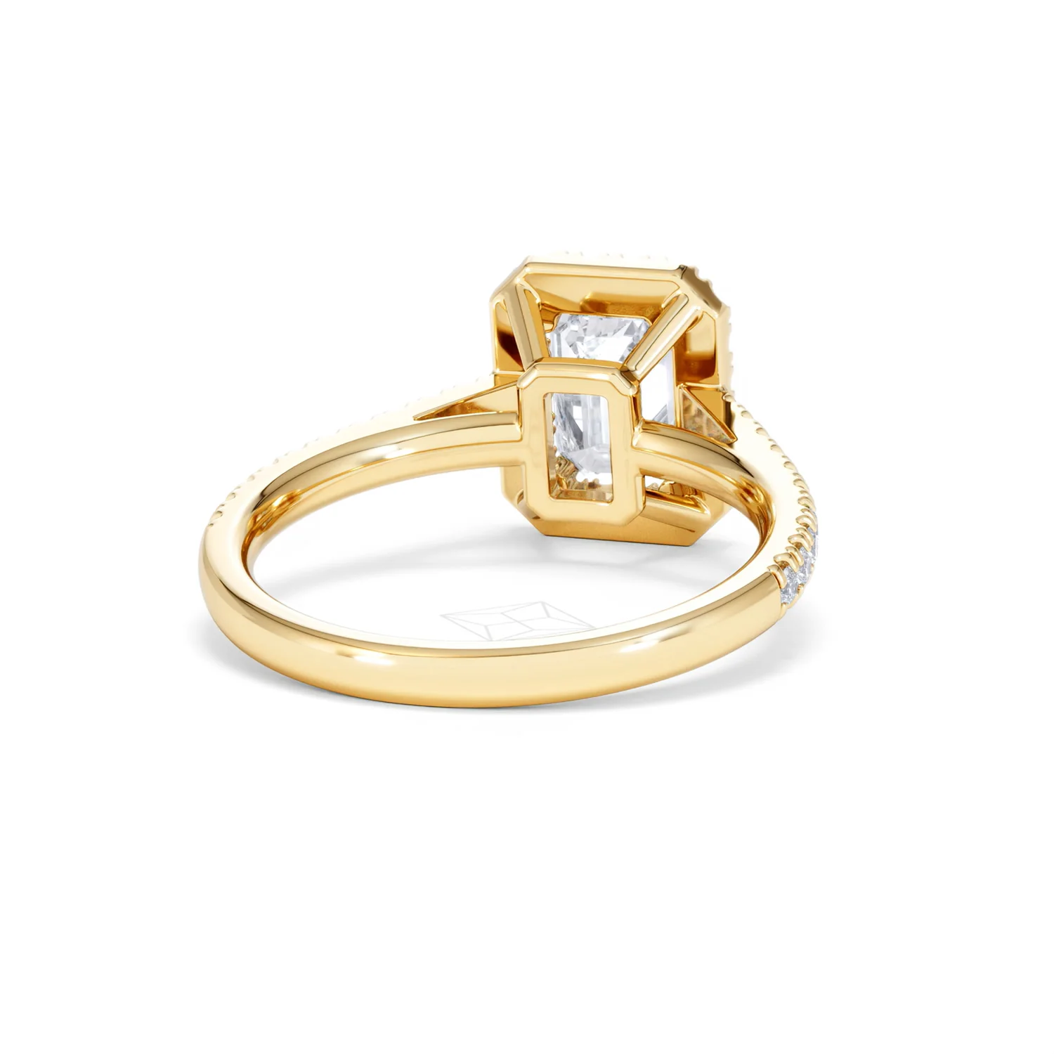 Annabelle Lab Diamond Halo Engagement Ring in 18K Gold 2.15ct F/VS1 - Image 47