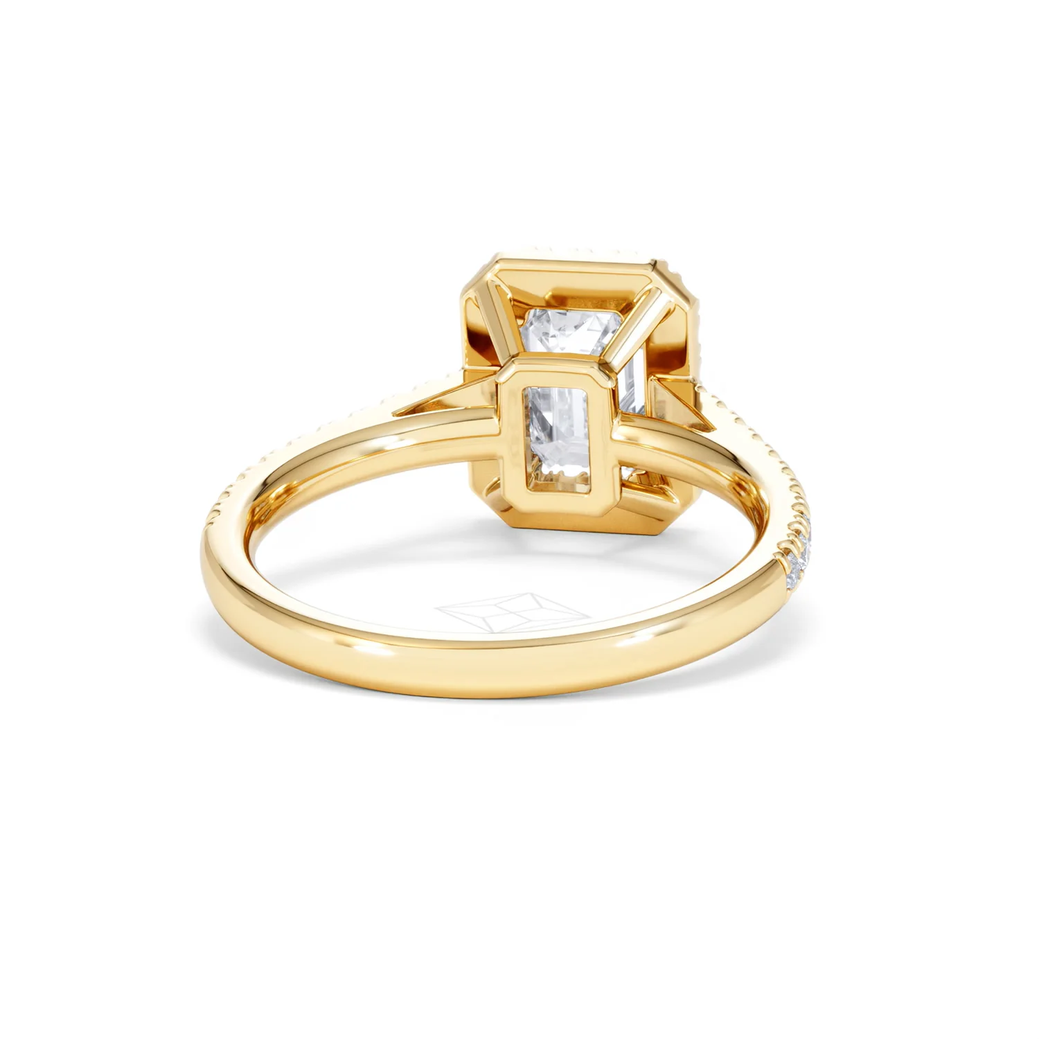 Annabelle Lab Diamond Halo Engagement Ring in 18K Gold 2.15ct F/VS1 - Image 48