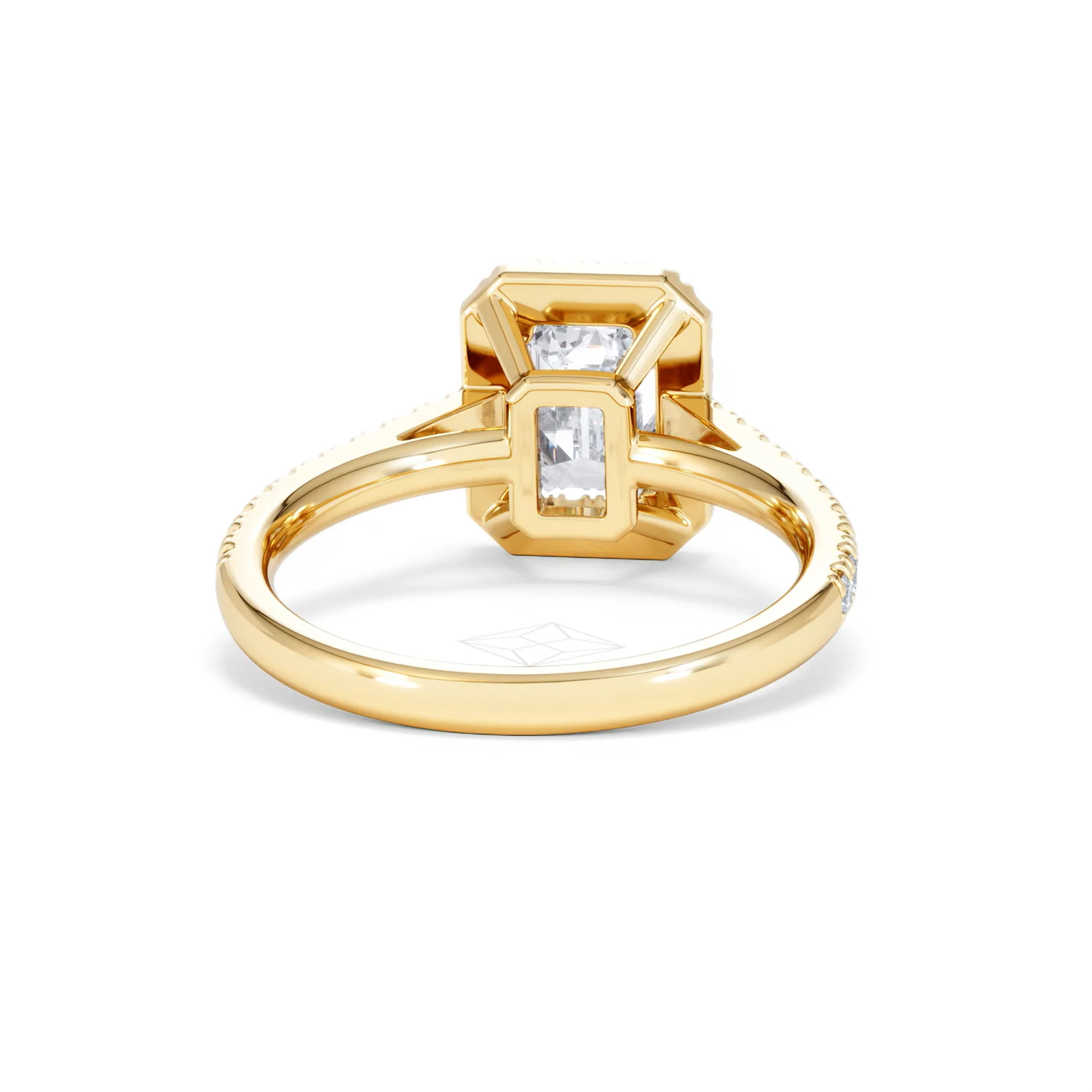 Annabelle Lab Diamond Halo Engagement Ring in 18K Gold 2.15ct F/VS1 - Image 49
