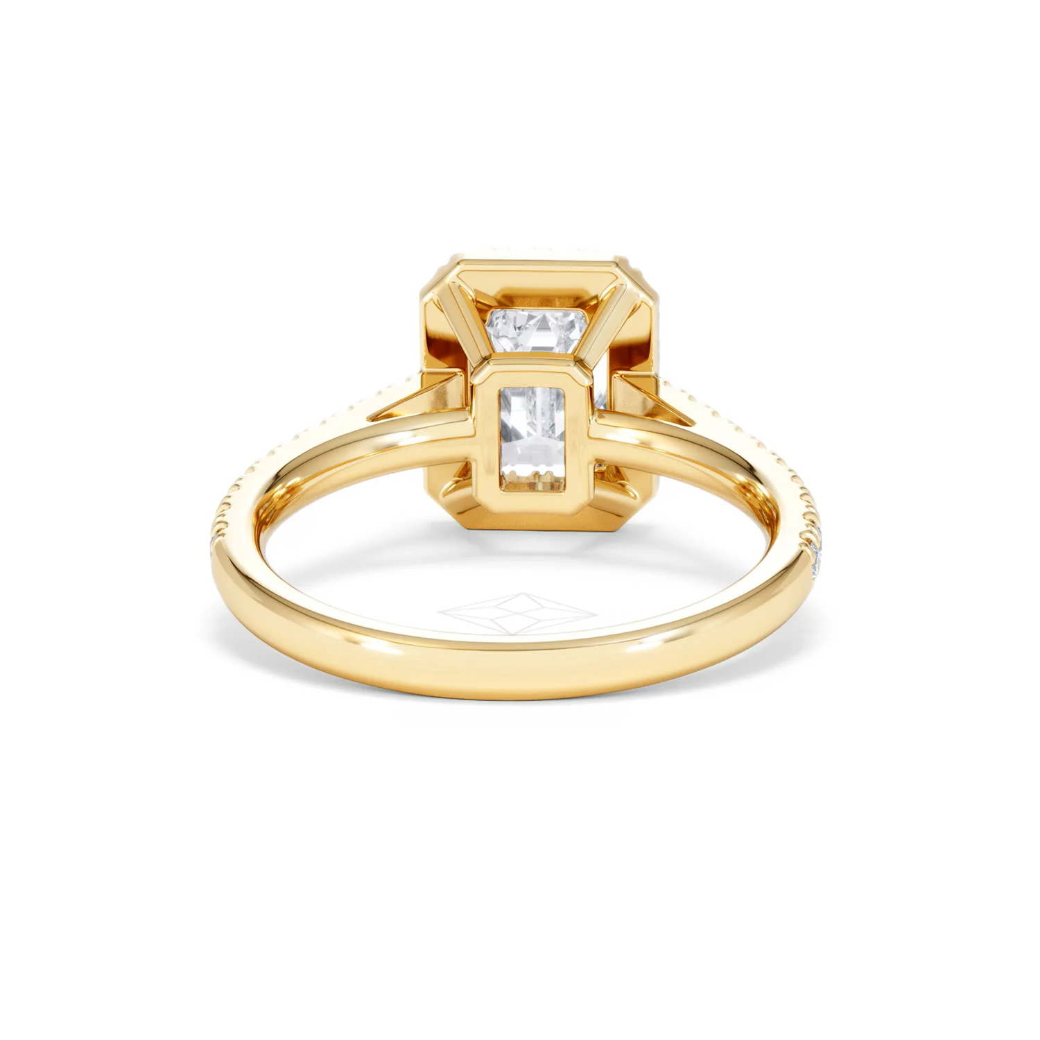 Annabelle Lab Diamond Halo Engagement Ring in 18K Gold 2.15ct F/VS1 - Image 50