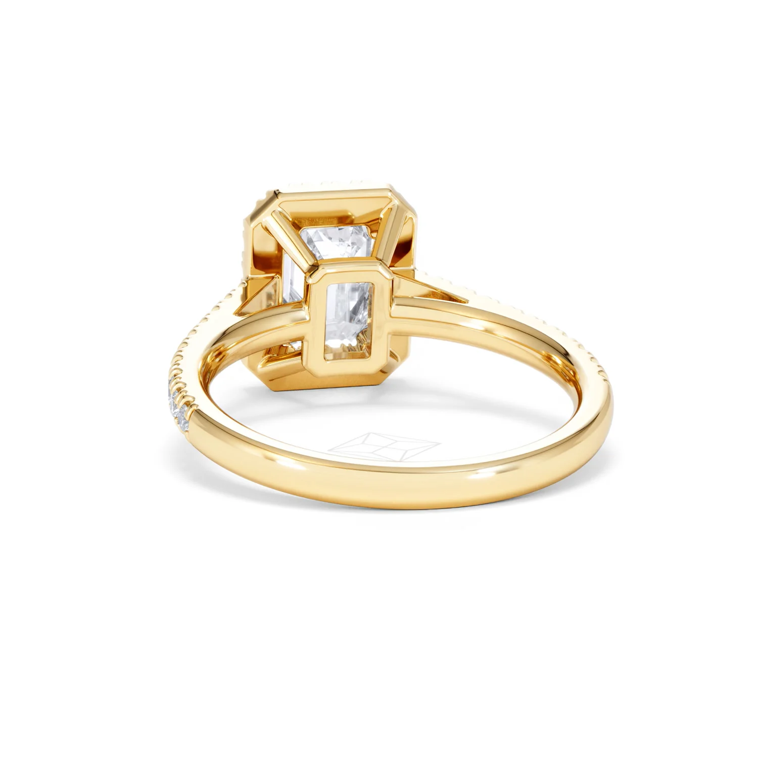 Annabelle Lab Diamond Halo Engagement Ring in 18K Gold 2.15ct F/VS1 - Image 54