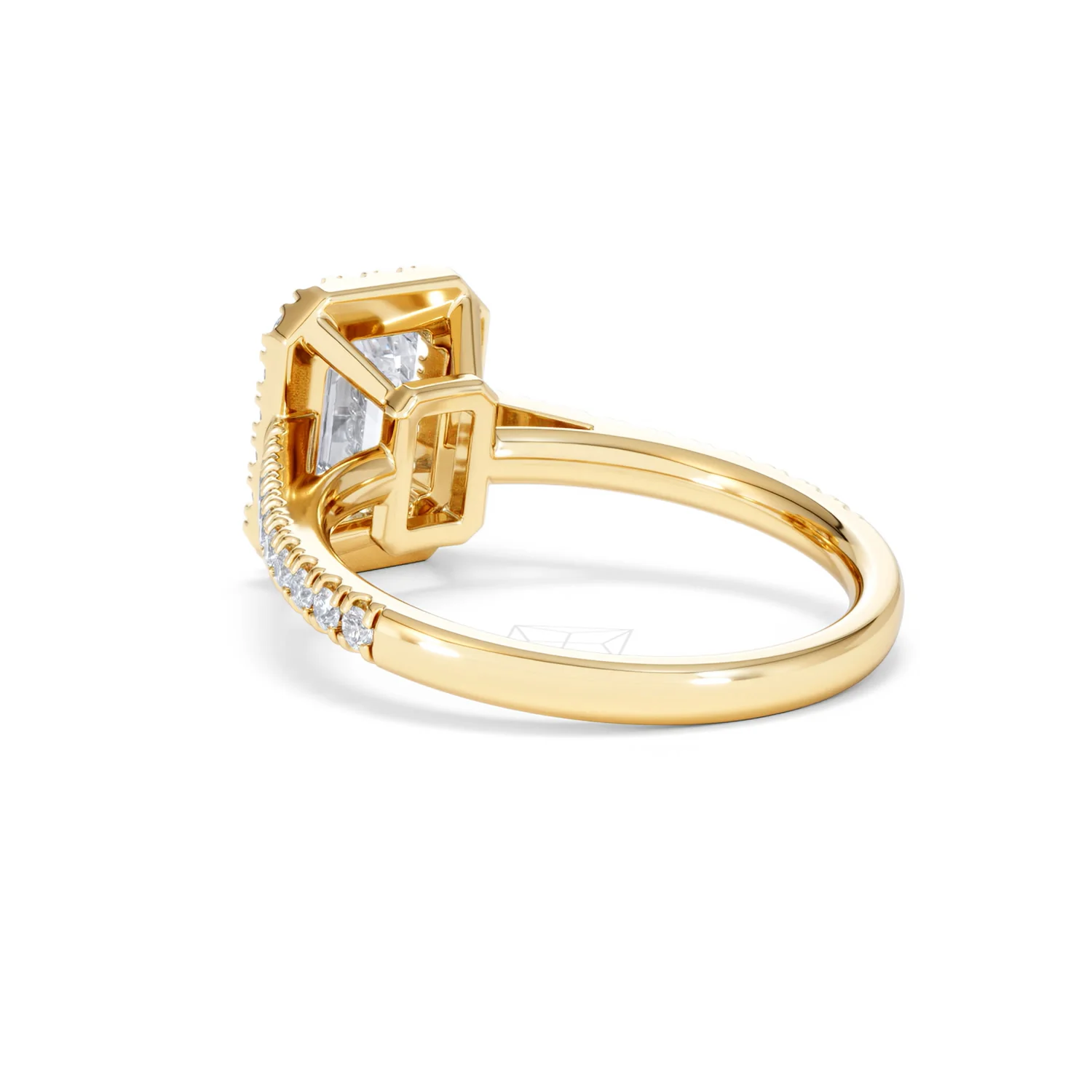 Annabelle Lab Diamond Halo Engagement Ring in 18K Gold 2.15ct F/VS1 - Image 59