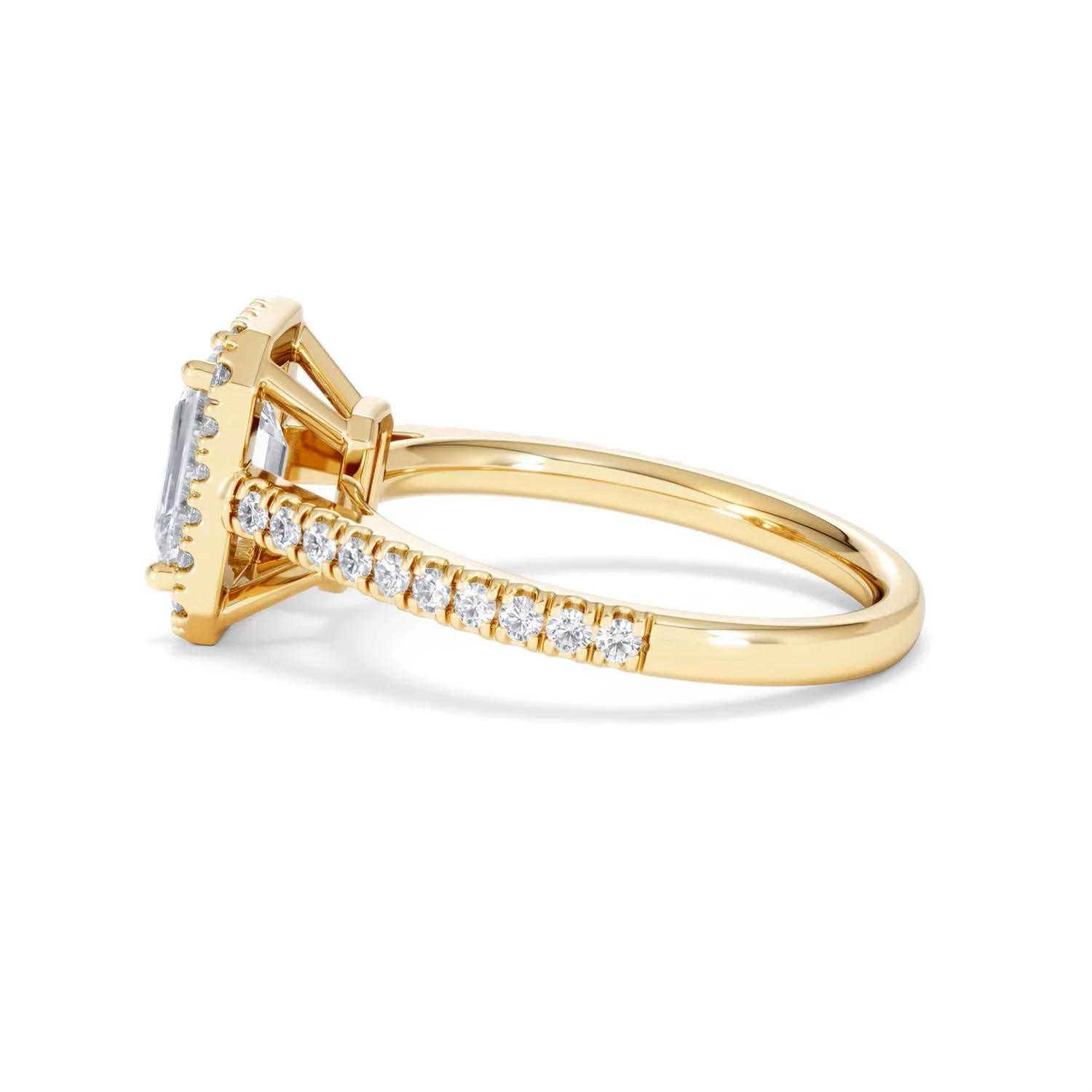 Annabelle Lab Diamond Halo Engagement Ring in 18K Gold 2.15ct F/VS1 - Image 69